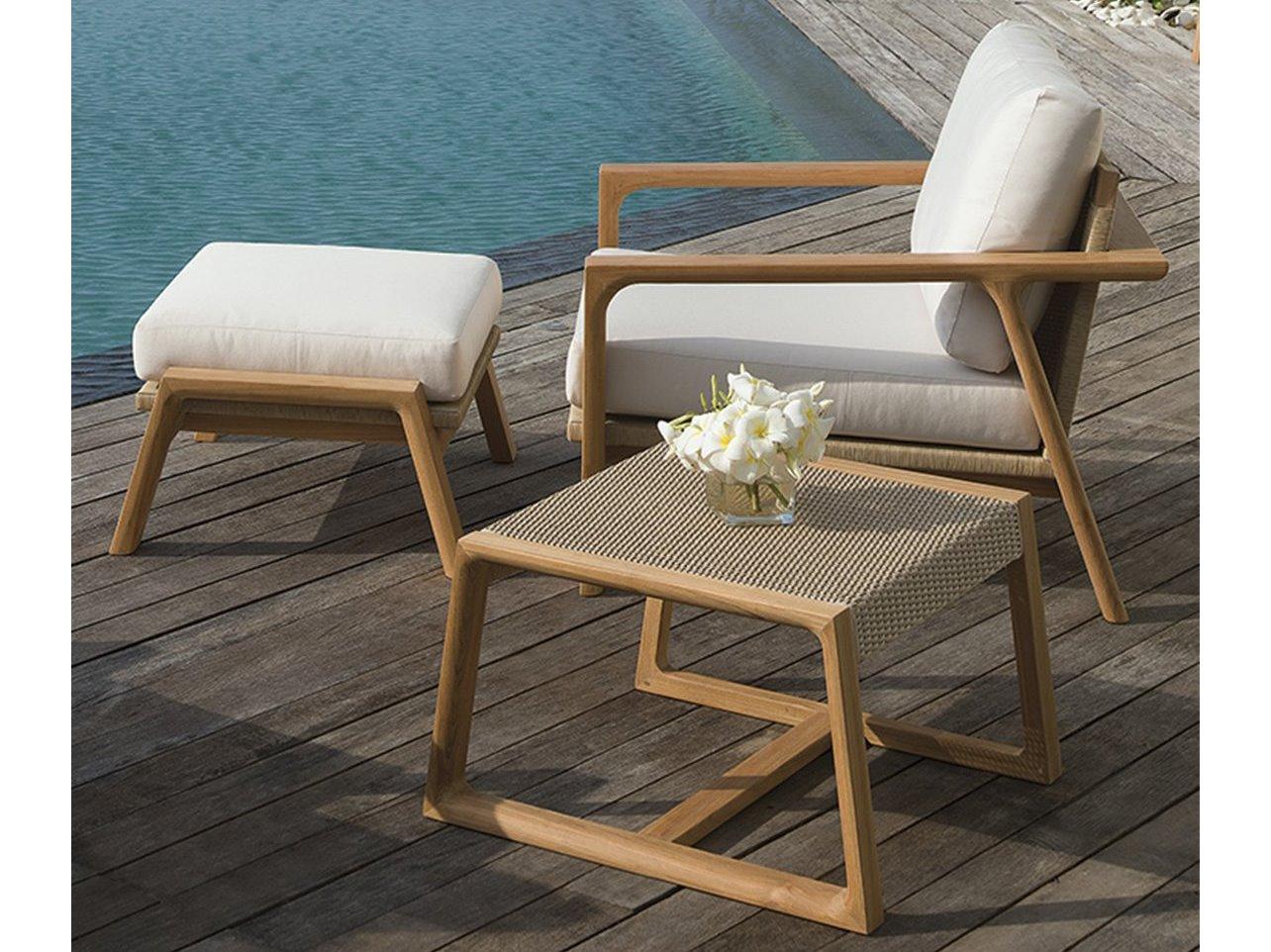 Kingsley Bate Hana Teak Cushion Lounge Set