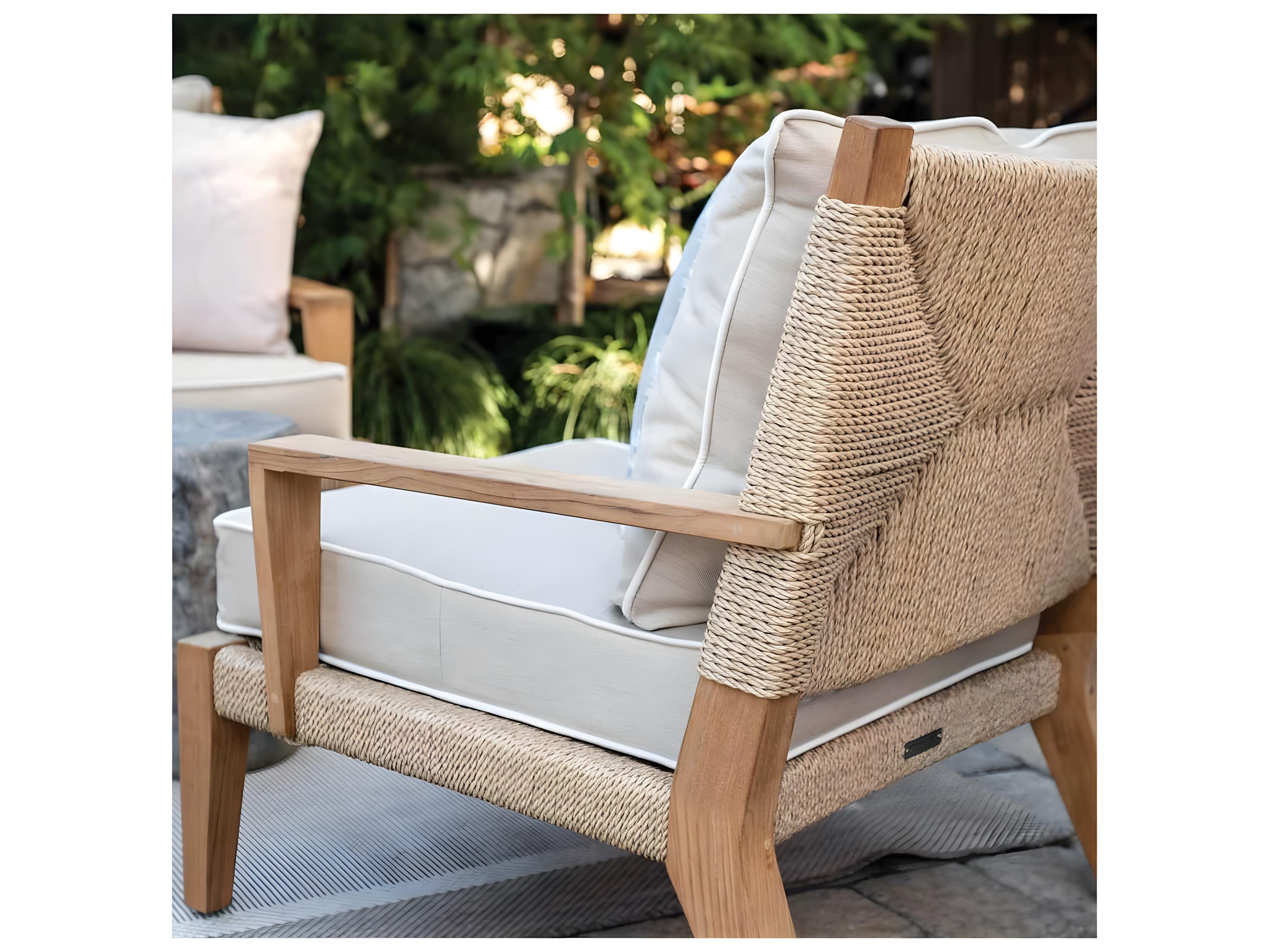 Kingsley Bate Special Order Hadley Teak Cushion Lounge Chair