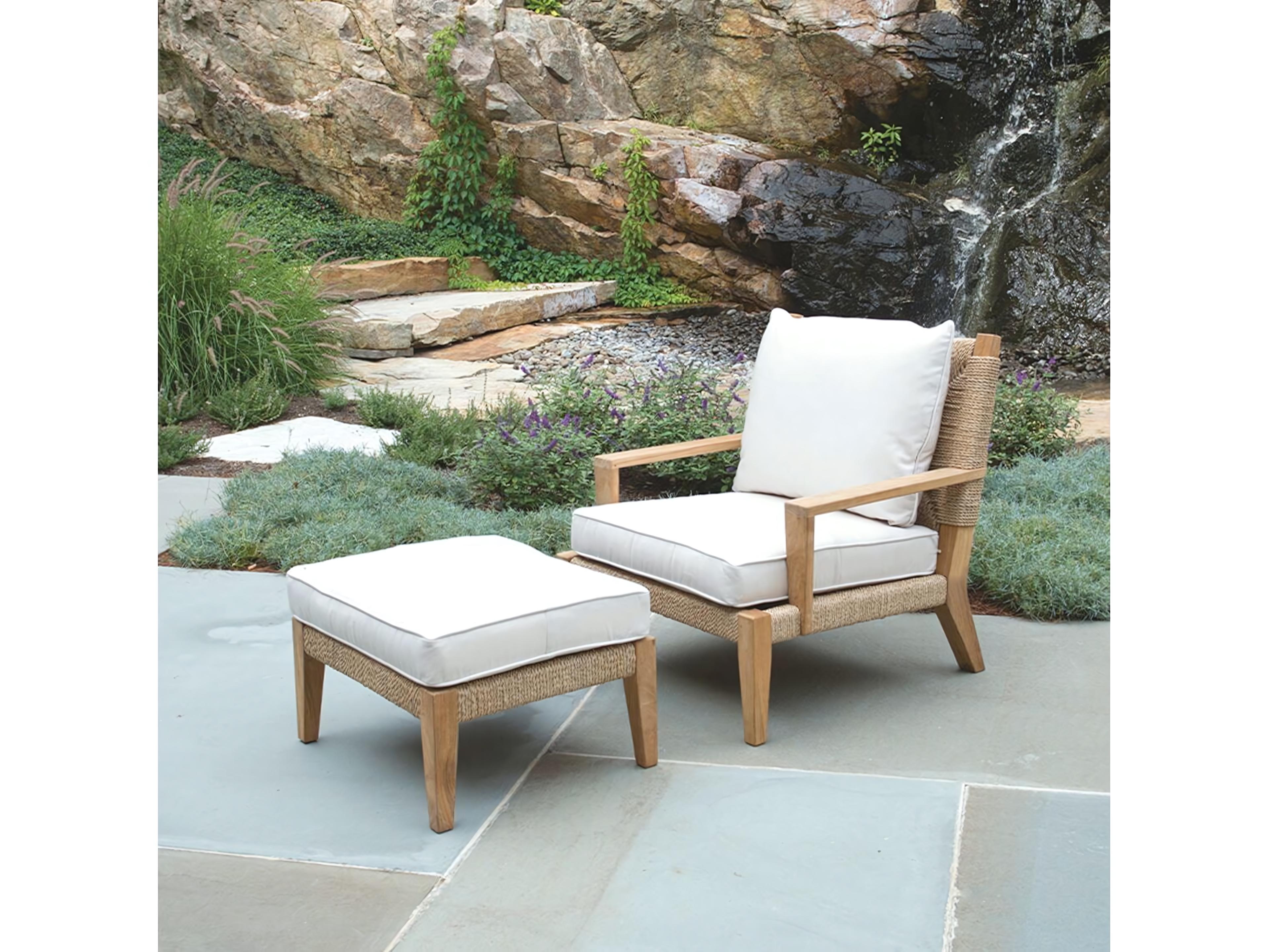 Kingsley Bate Hadley Teak Cushion Lounge Chair