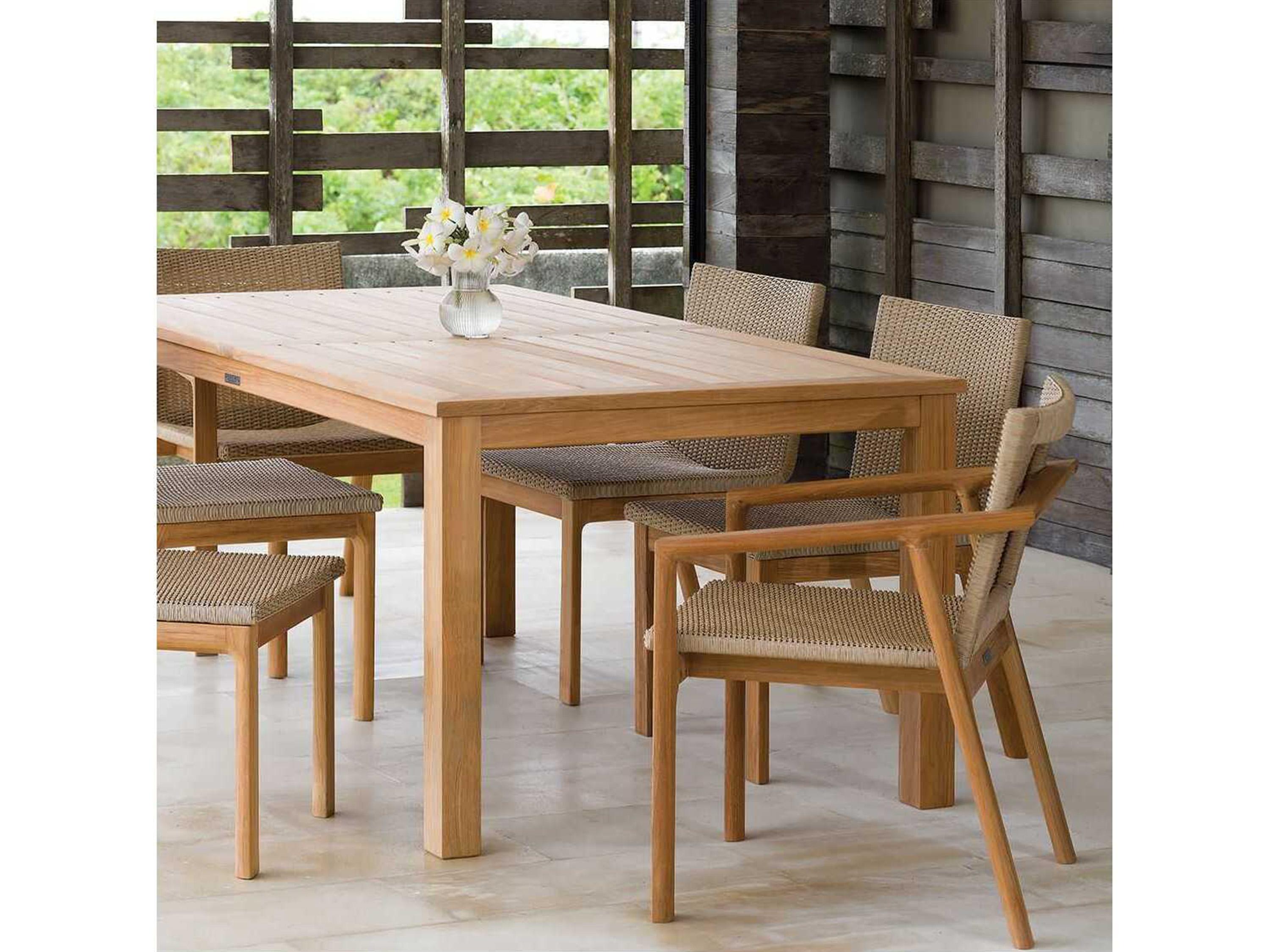 Kingsley Bate Hana Teak Wicker Dining Chair