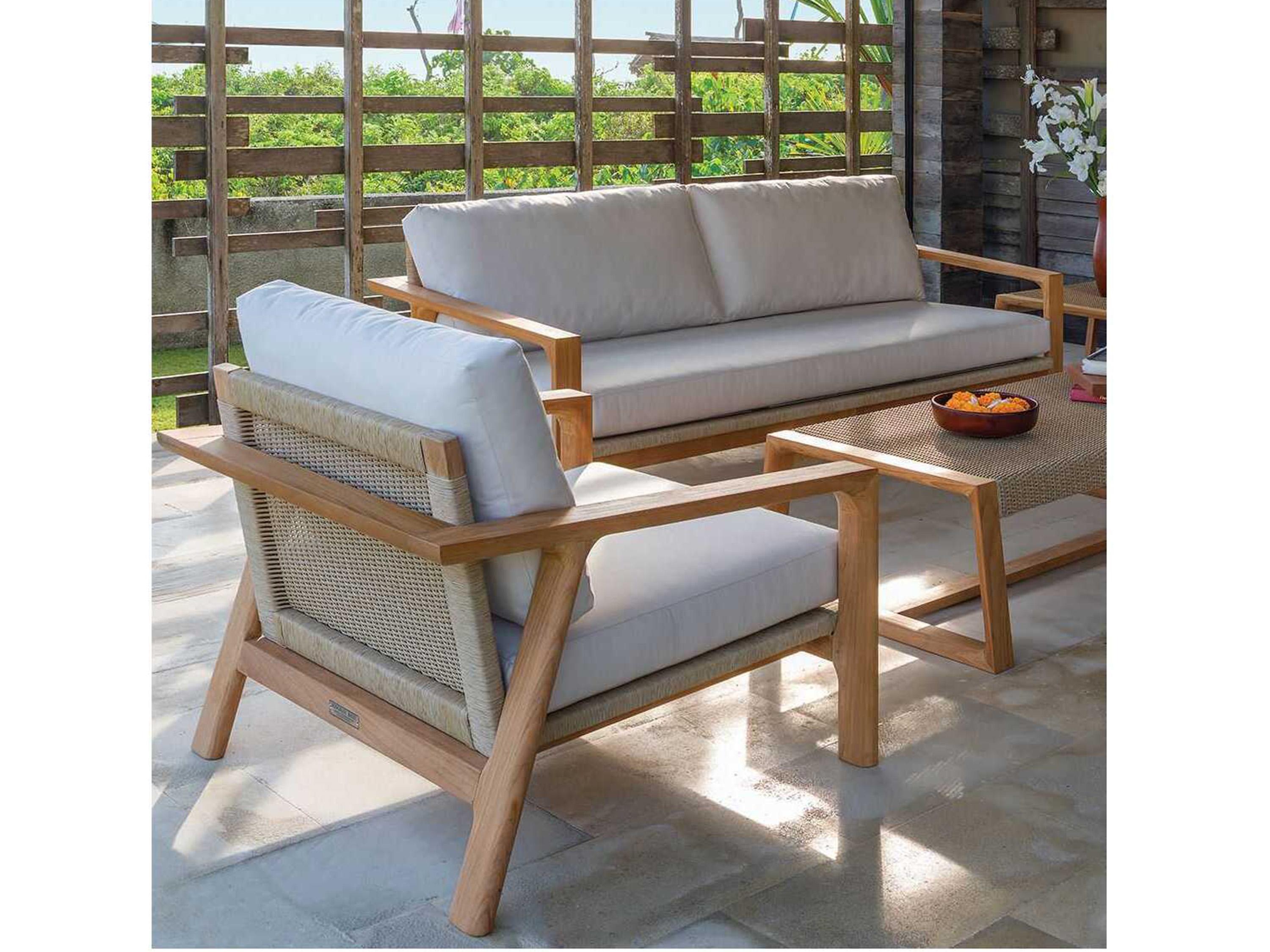 Kingsley Bate Hana Teak Cushion Lounge Chair