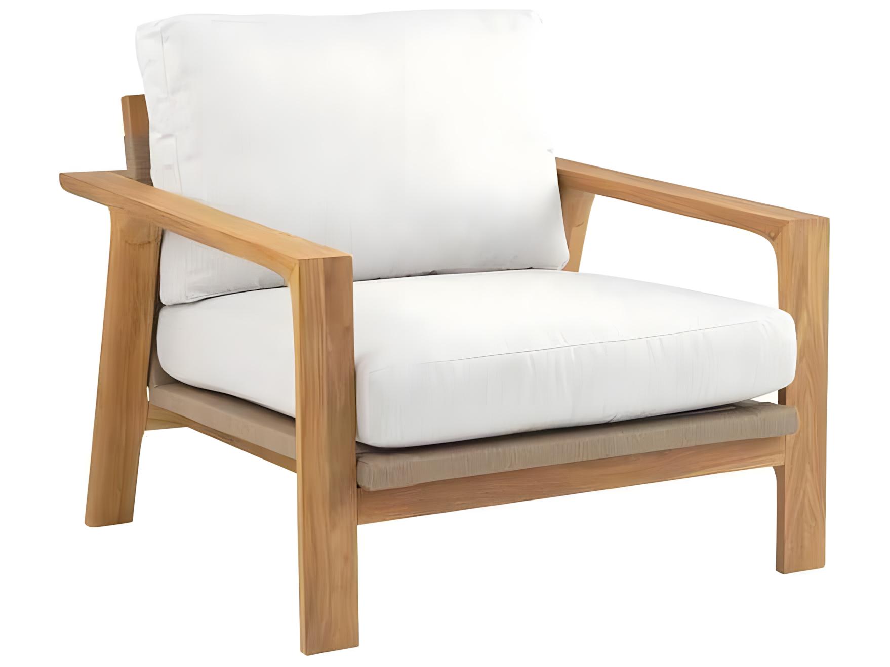 Kingsley Bate Special Order Hana Teak Cushion Lounge Chair