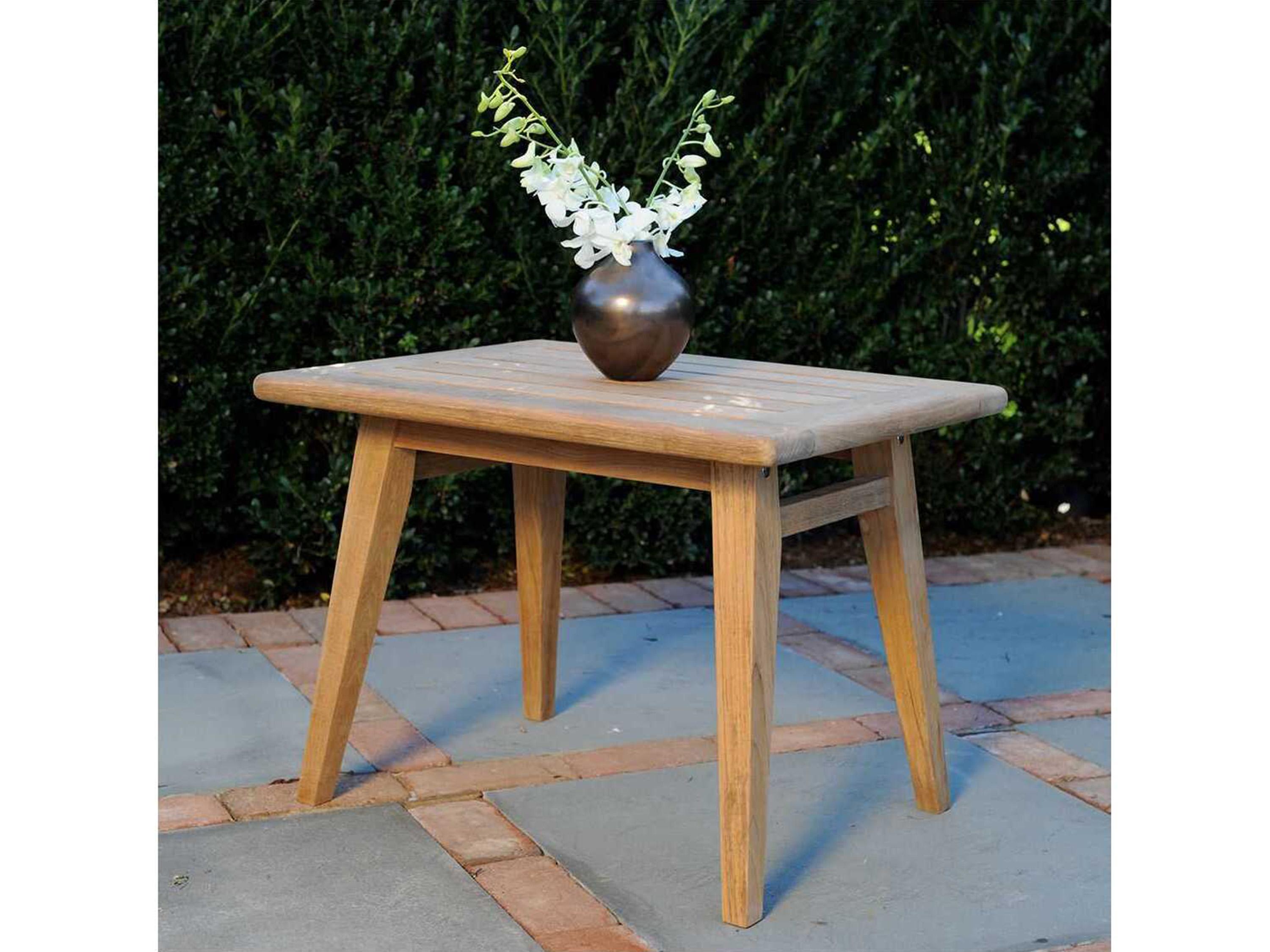 Kingsley Bate Ipanema Teak 25"W x 19"D Rectangular End Table