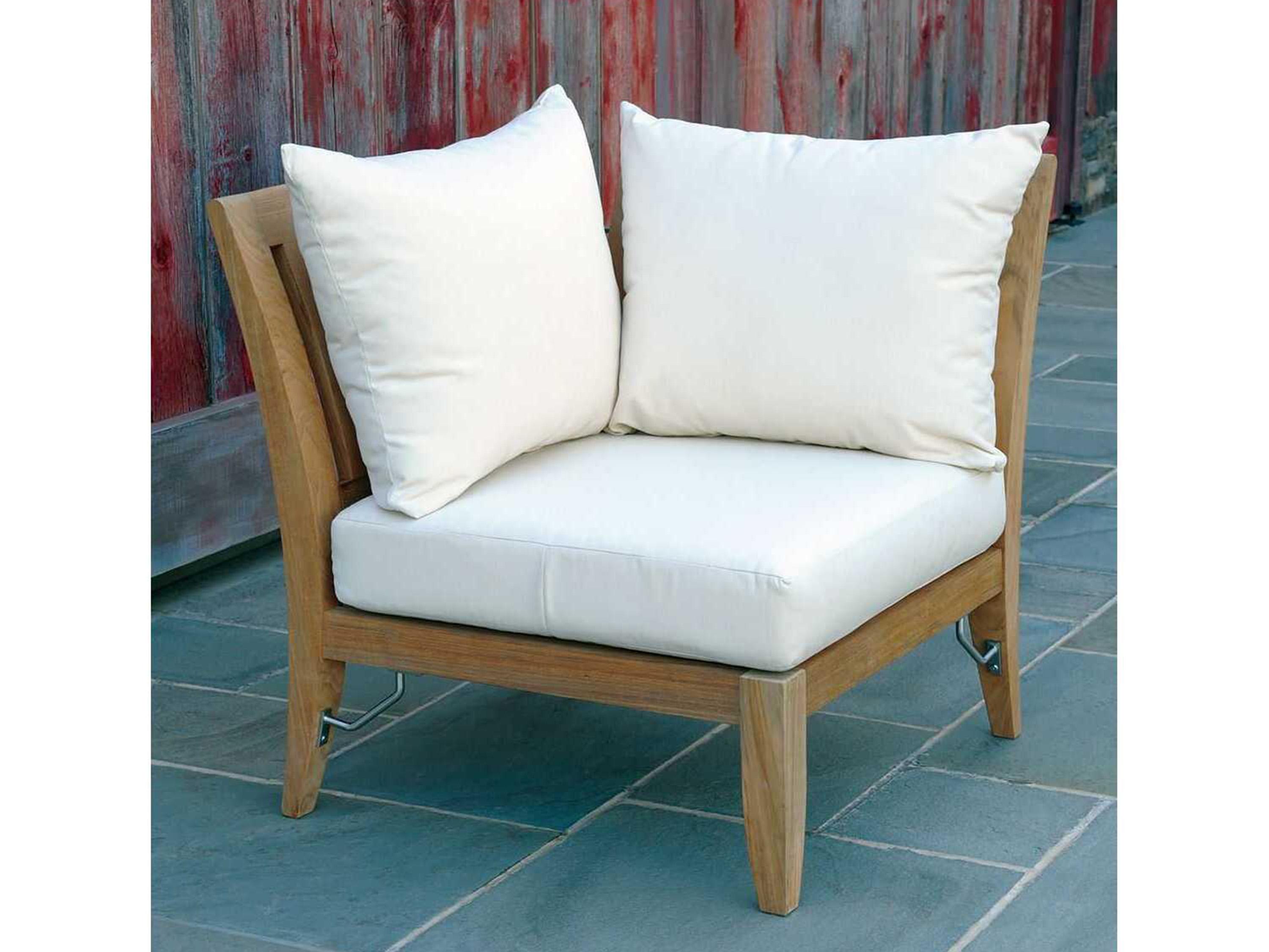 Kingsley Bate Ipanema Teak Cushion Corner Lounge Chair