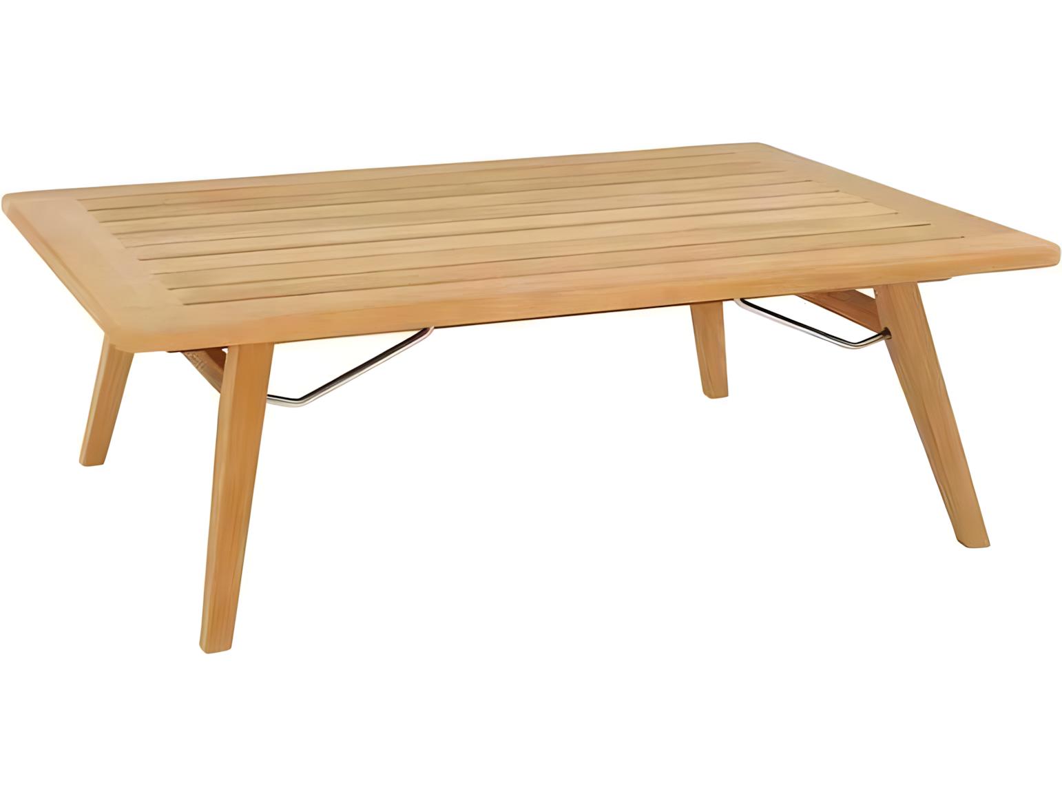 Kingsley Bate Ipanema Teak 47"W x 35"D Rectangular Coffee Table