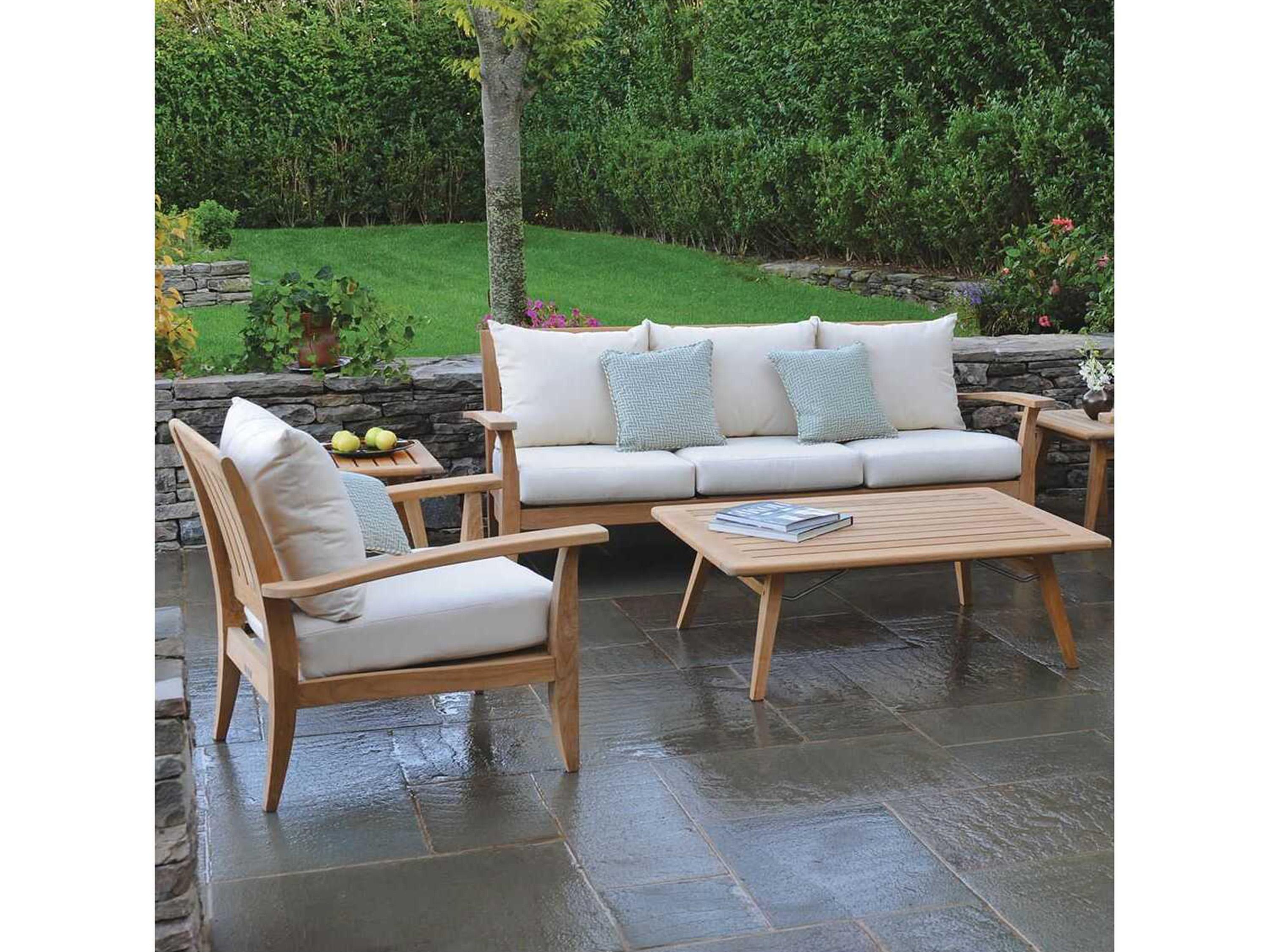 Kingsley Bate Ipanema Teak 47"W x 35"D Rectangular Coffee Table