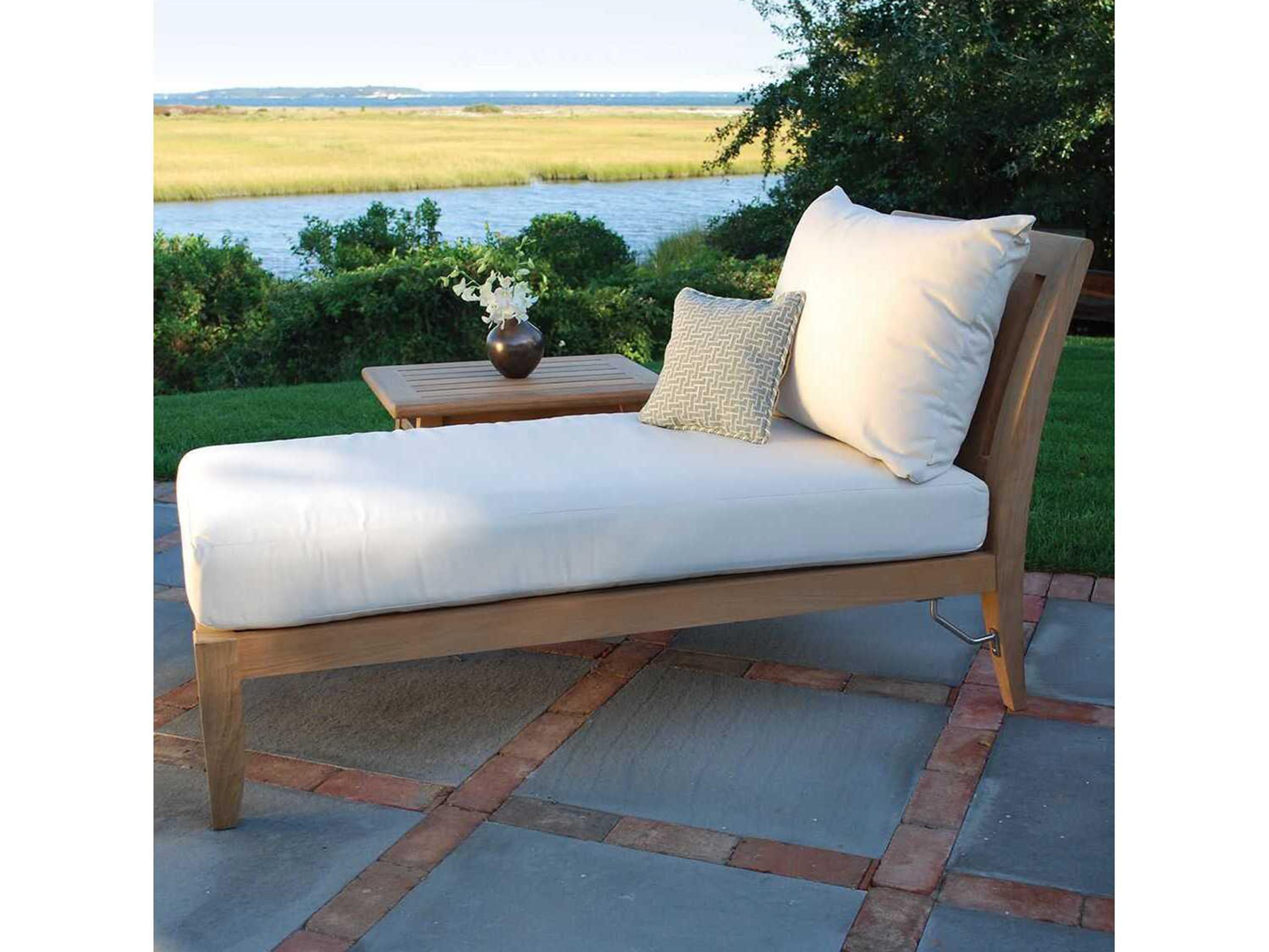 Kingsley Bate Special Order Ipanema Teak Chaise Lounge
