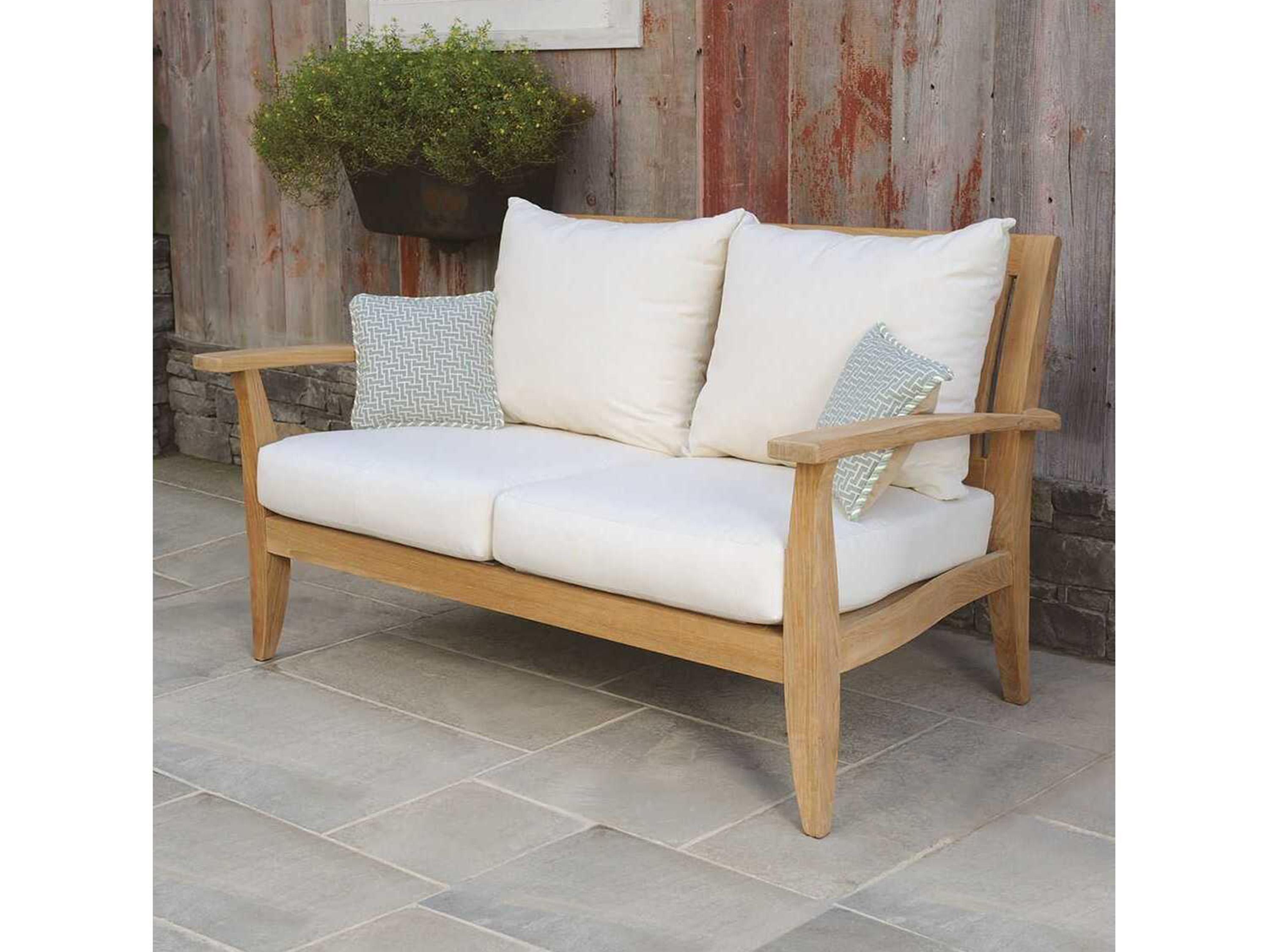 Kingsley Bate Special Order Ipanema Teak Cushion Loveseat