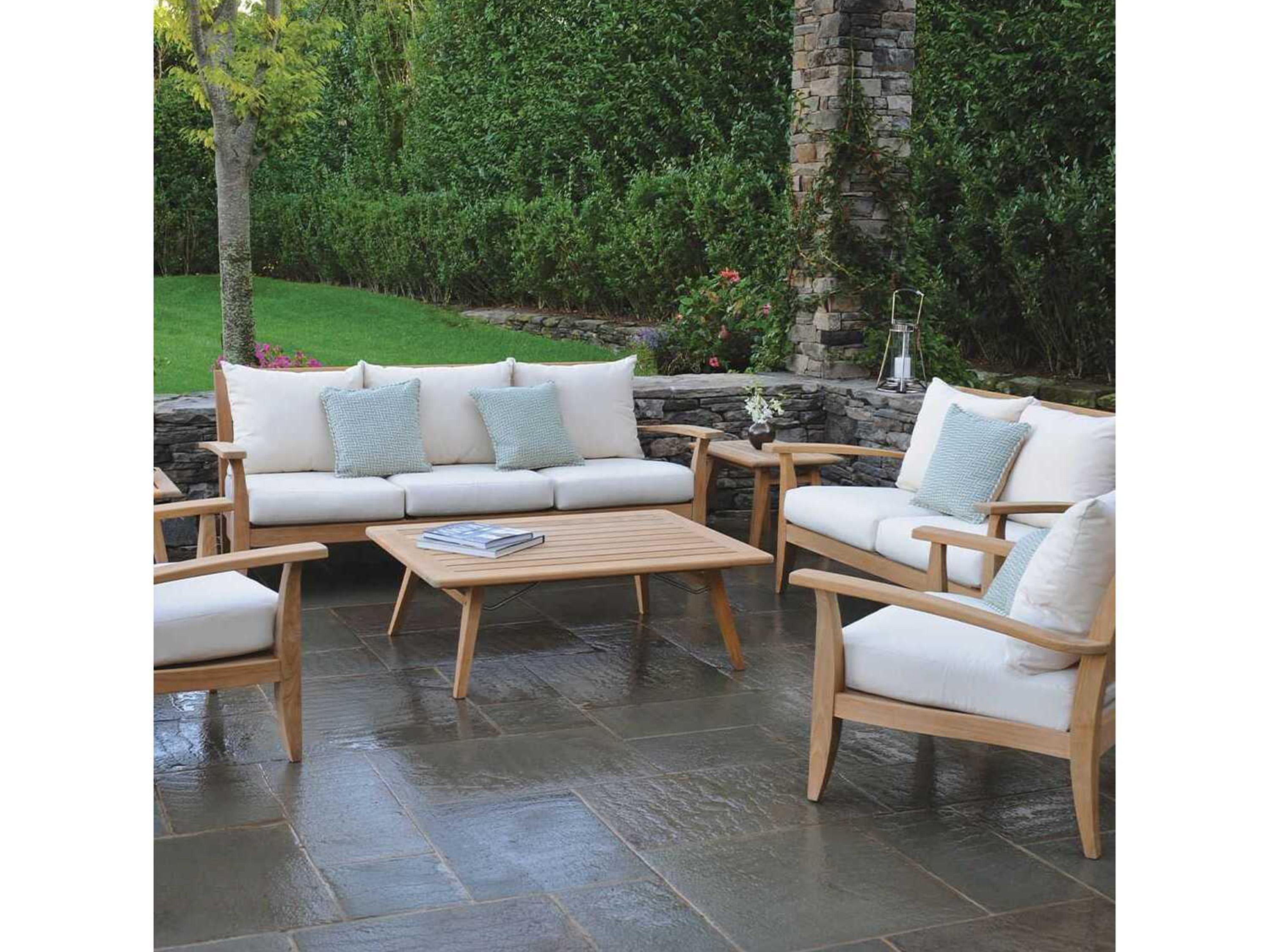 Kingsley Bate Special Order Ipanema Teak Cushion Sofa