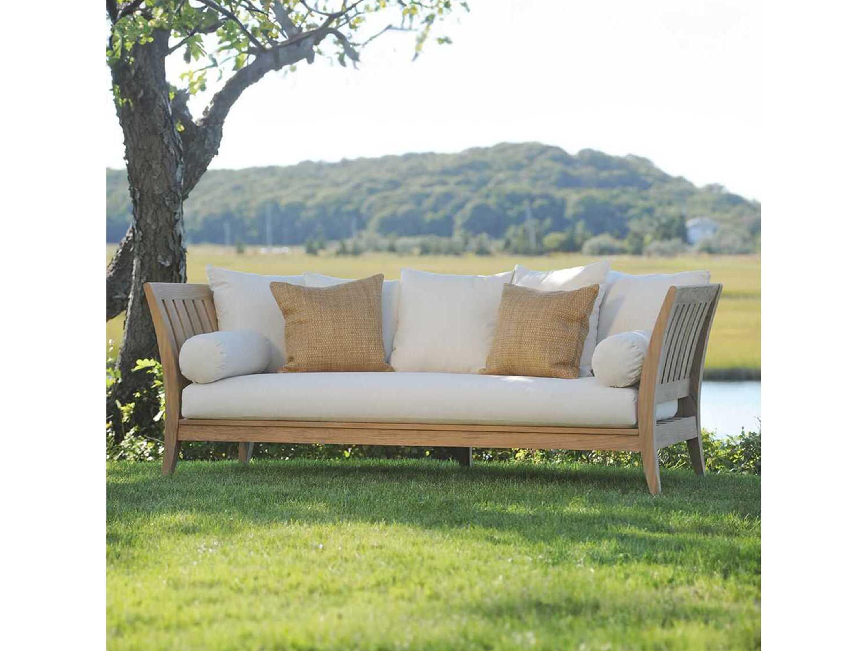 Kingsley Bate Ipanema Teak Cushion Lounge Bed