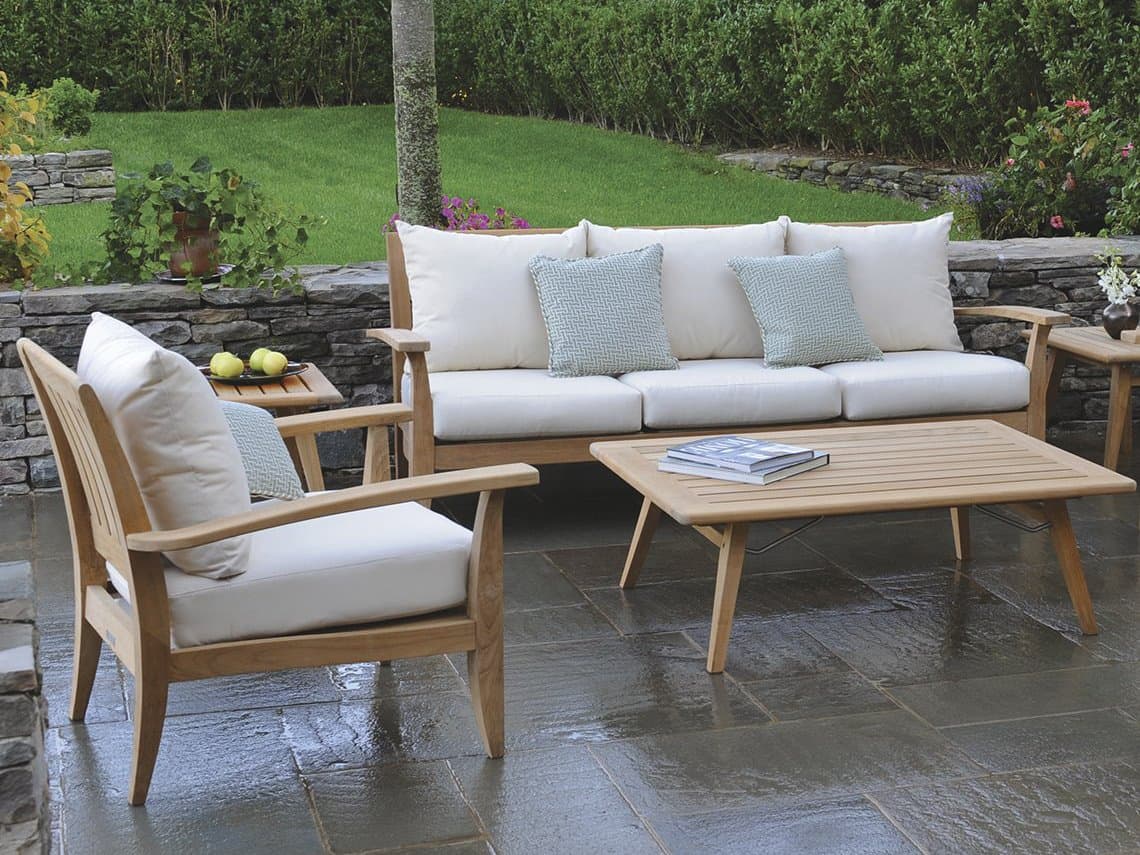 Kingsley Bate Ipanema Teak Cushion Lounge Set