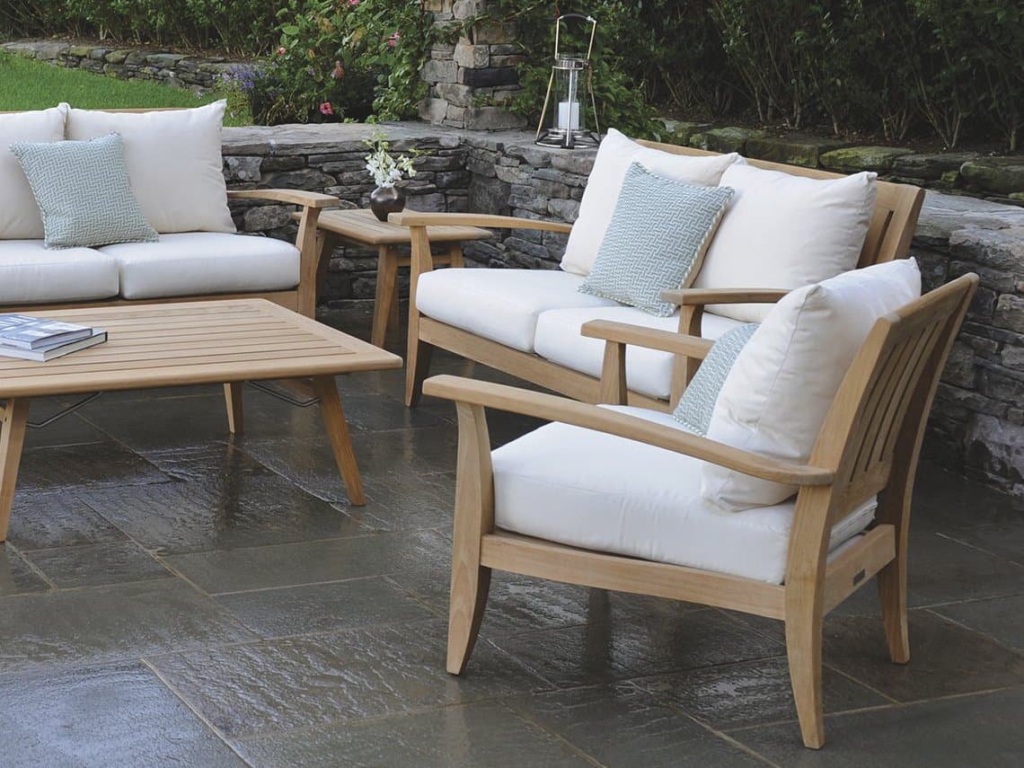 Kingsley Bate Ipanema Teak Cushion Lounge Set