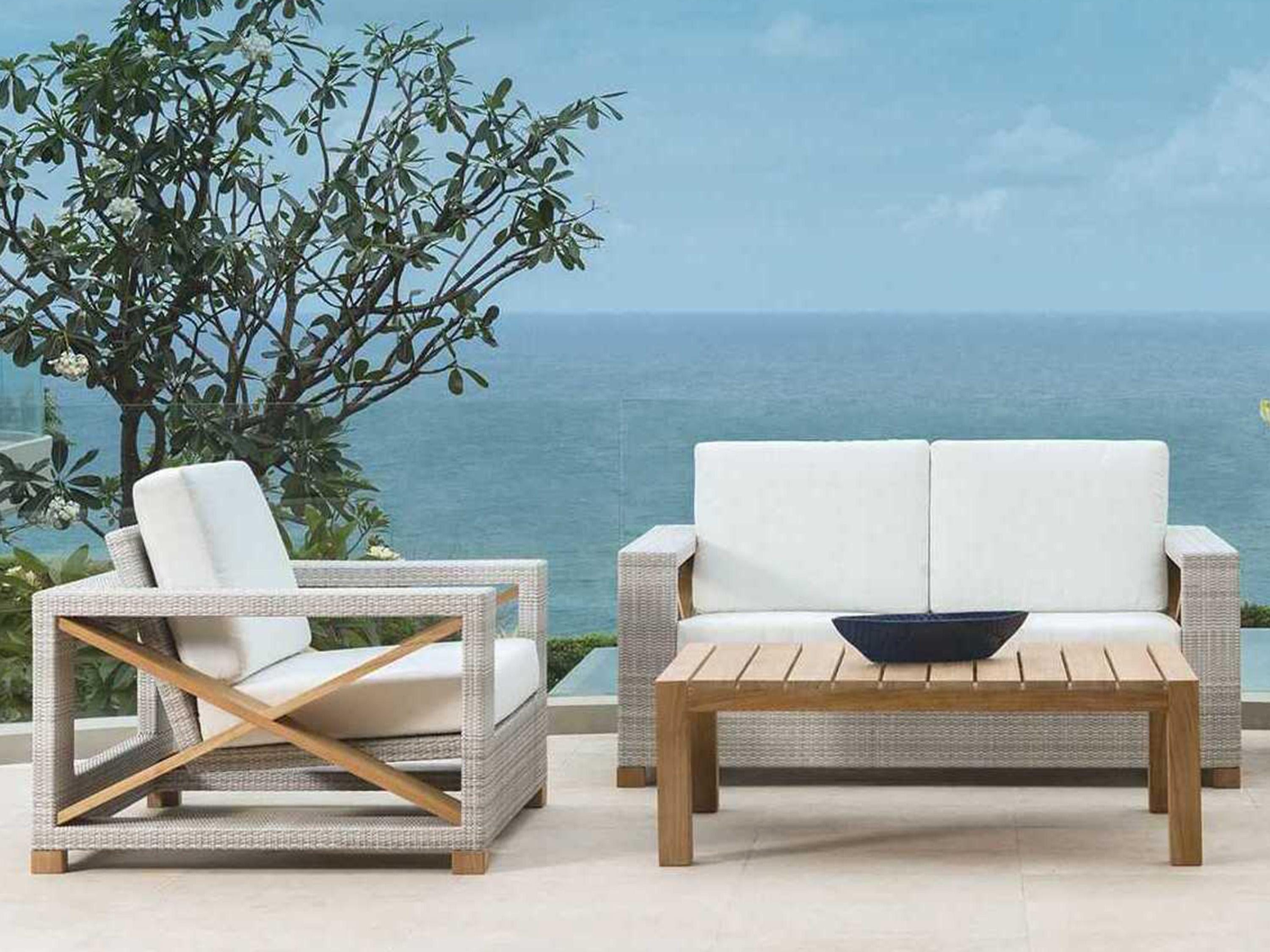 Kingsley Bate Jupiter Teak Cushion Lounge Chair