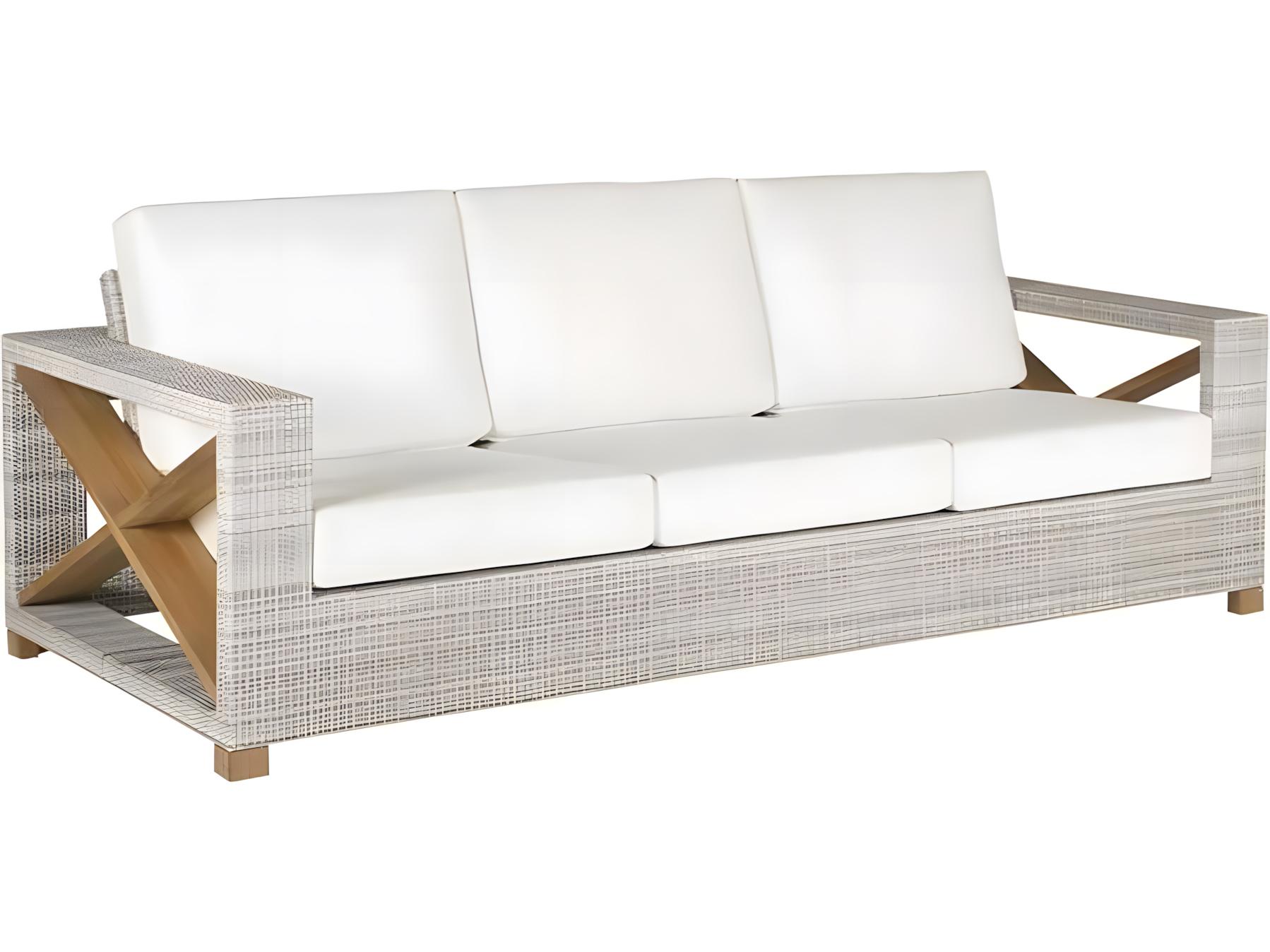 Kingsley Bate Special Order Jupiter Teak Cushion Sofa