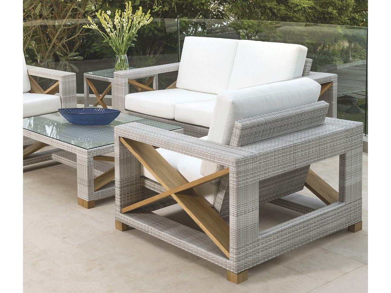 Kingsley Bate Jupiter Teak Cushion Lounge Set