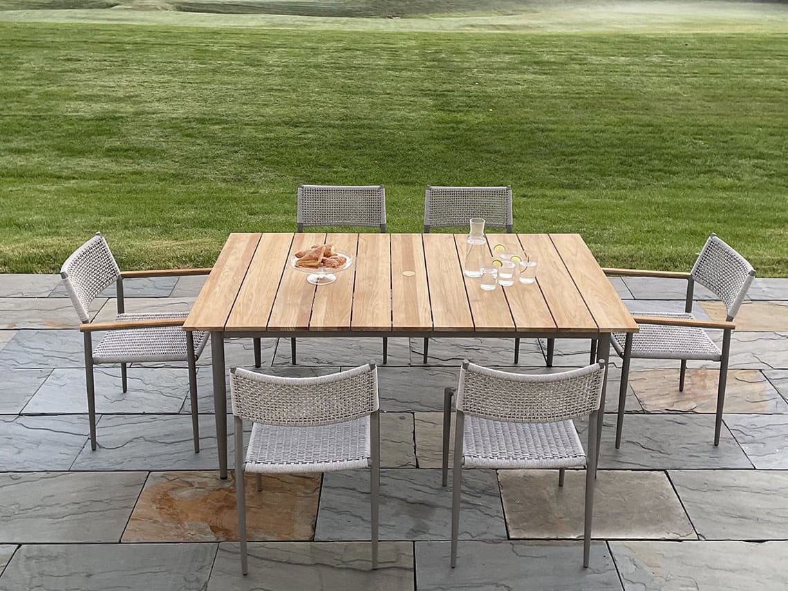 Kingsley Bate La Jolla Aluminum Dining Set