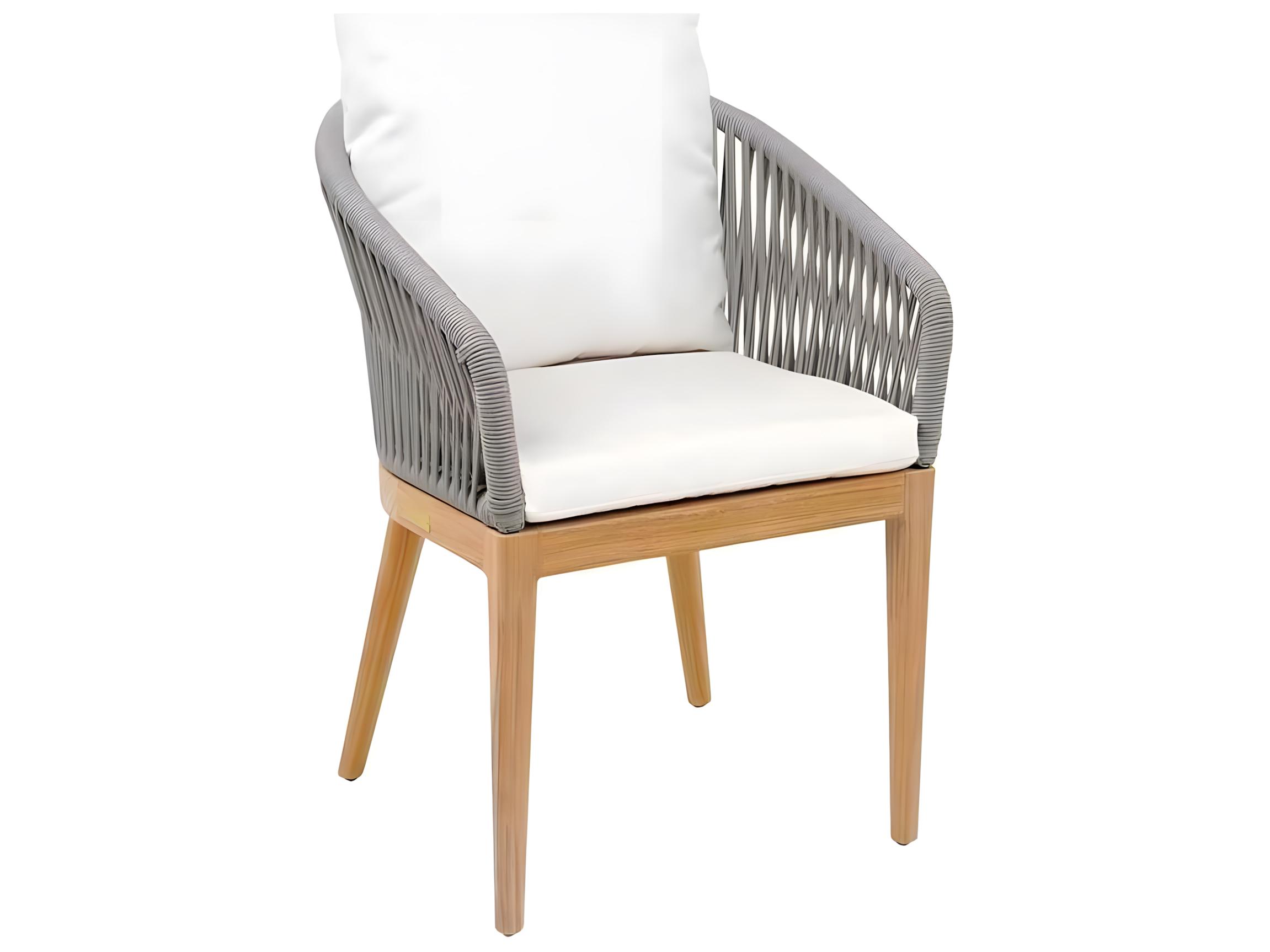 Kingsley Bate Special Order Lucia Rope Cushion Dining Arm Chair