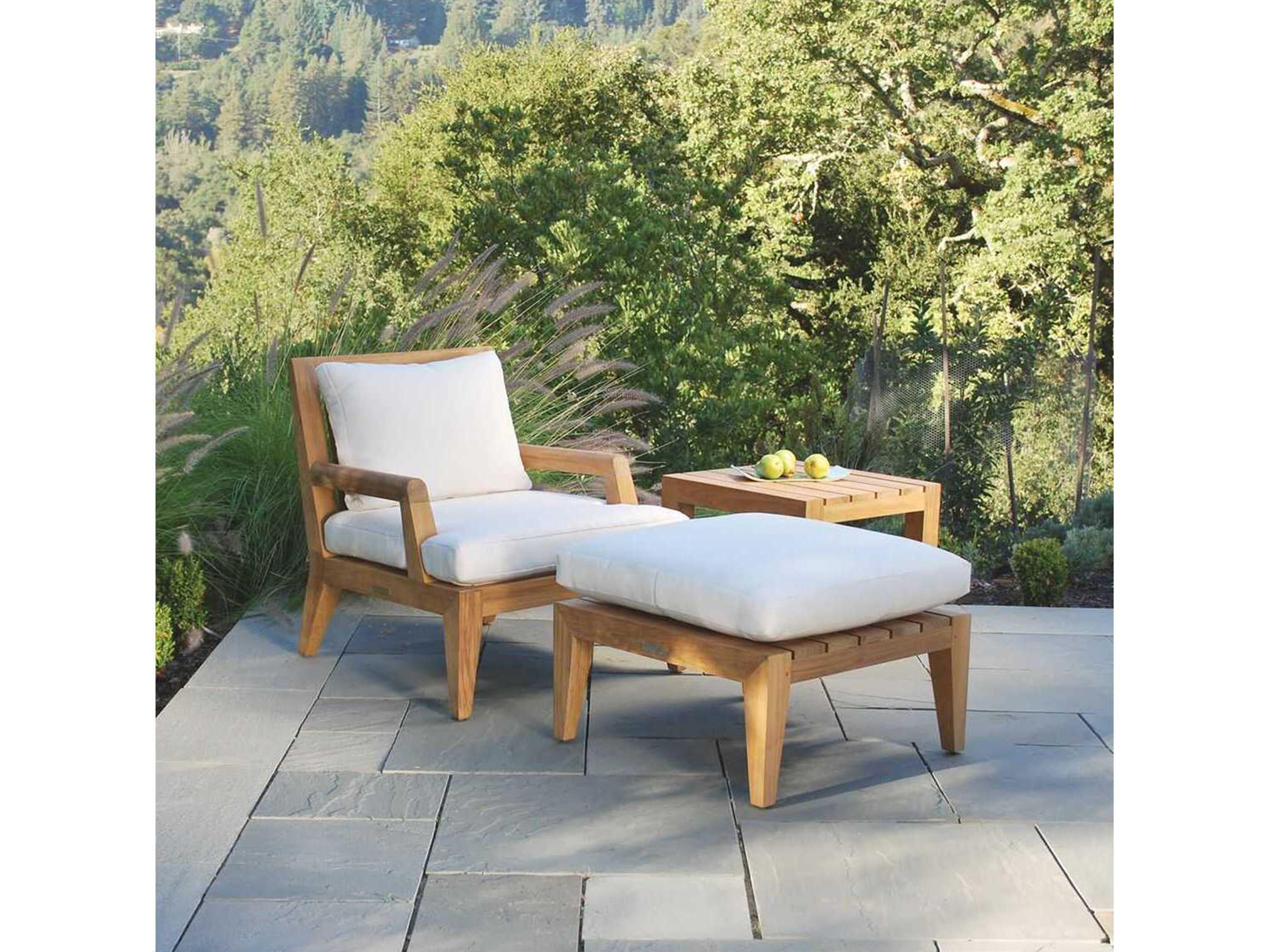 Kingsley Bate Mendocino Teak 22.5" Wide Square End Table