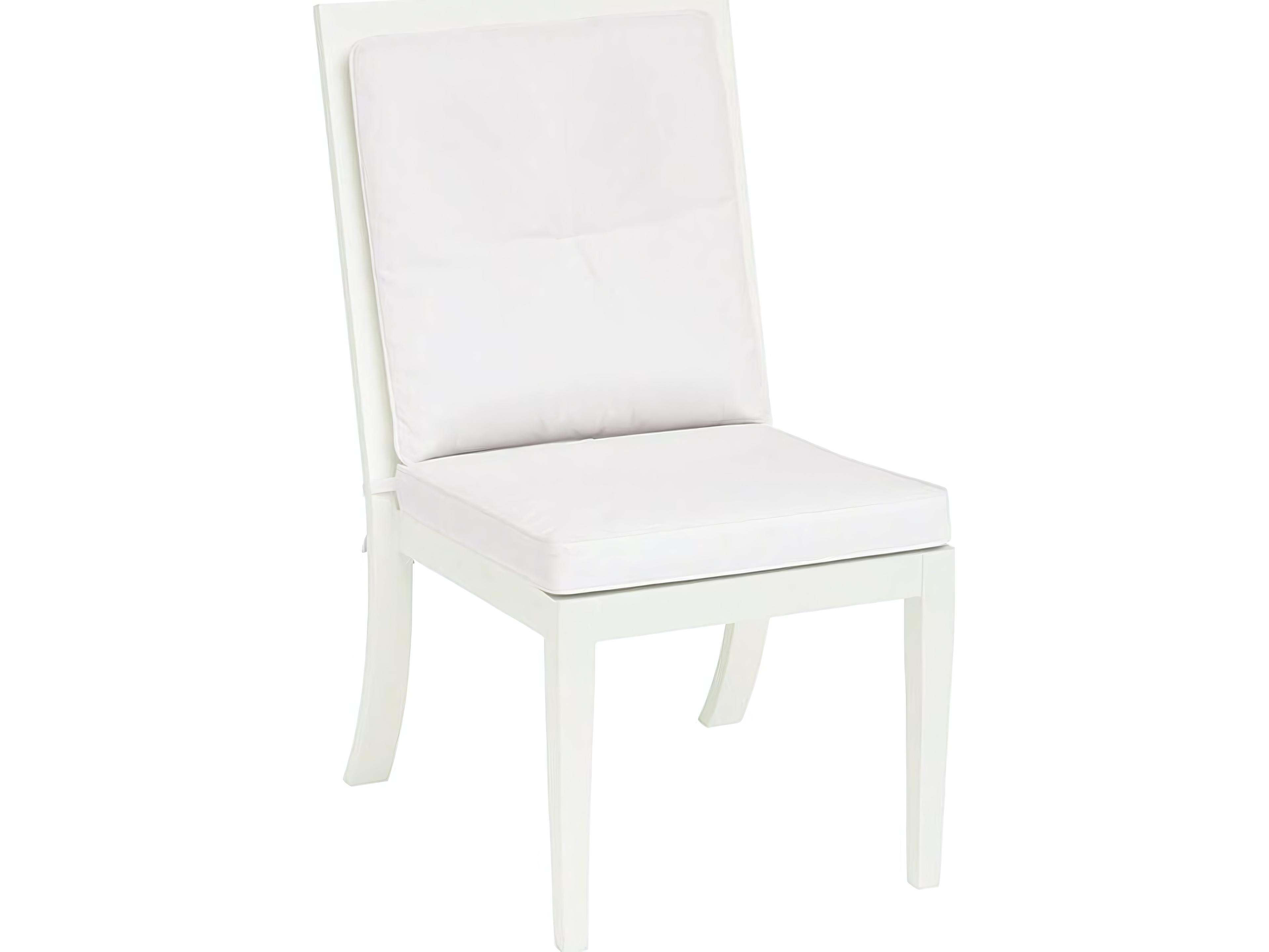 Kingsley Bate Special Order Meredith Aluminum Cushion Dining Side Chair