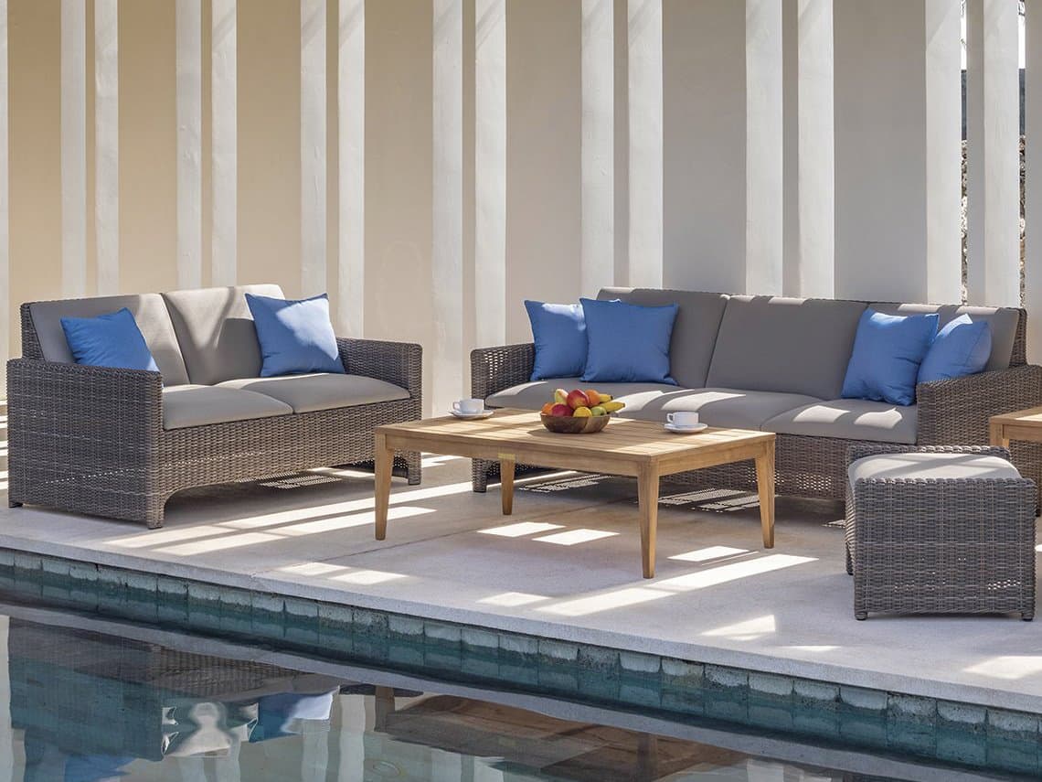 Kingsley Bate Milano Wicker Sling Lounge Set