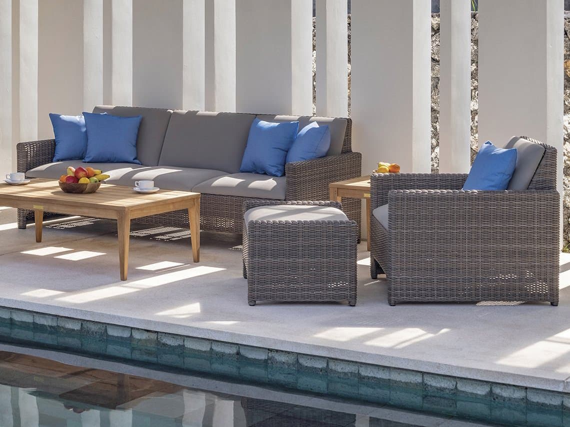 Kingsley Bate Milano Wicker Cushion Lounge Set