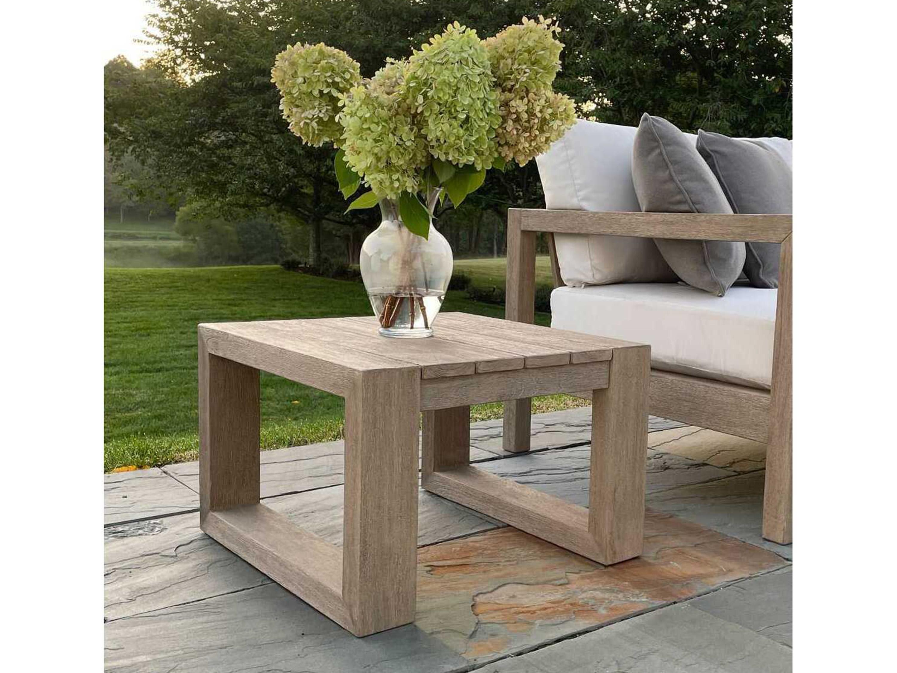 Kingsley Bate Special Order Montauk Teak 23.5" Wide Square End Table