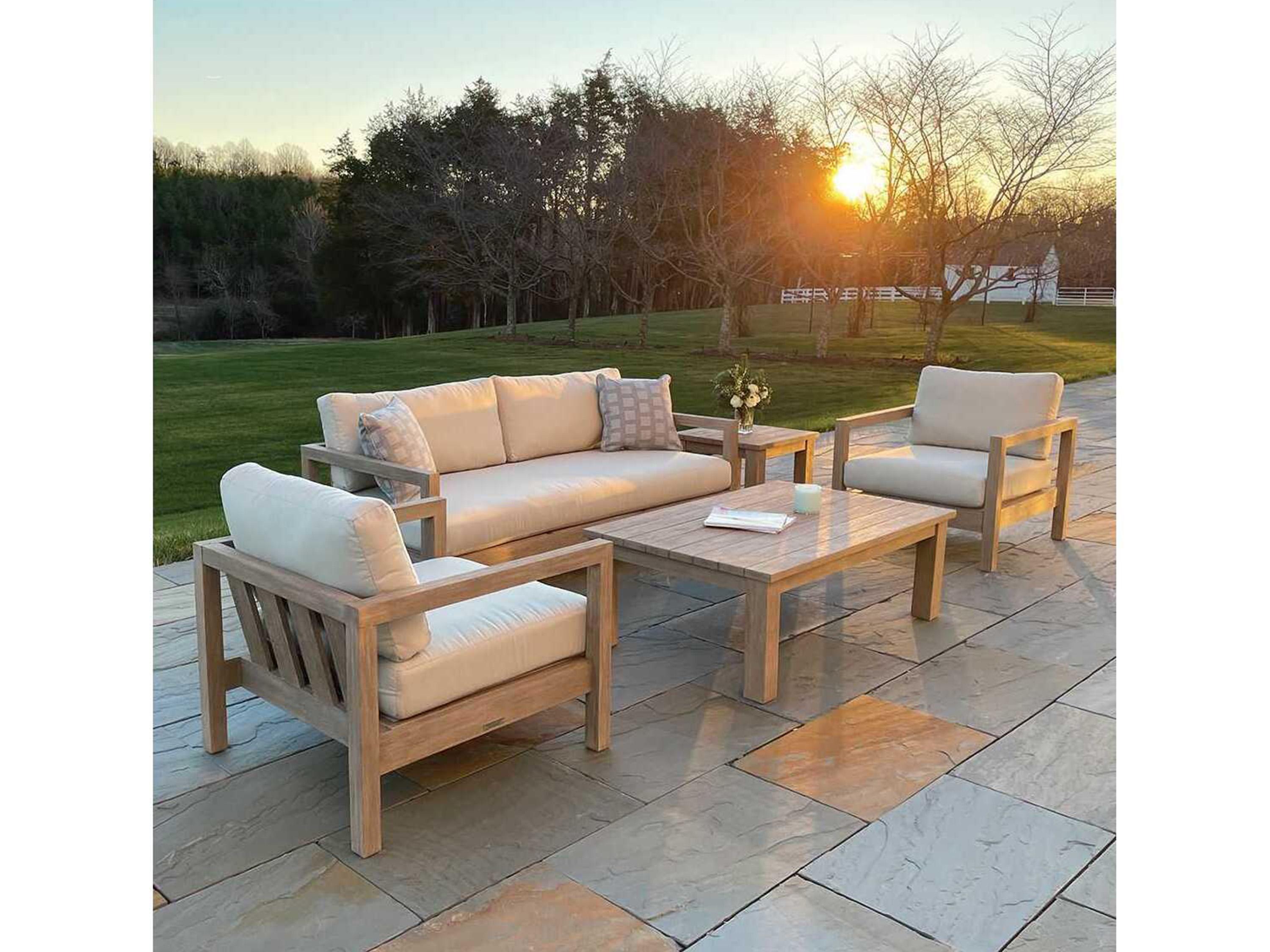 Kingsley Bate Special Order Montauk Teak Cushion Lounge Chair