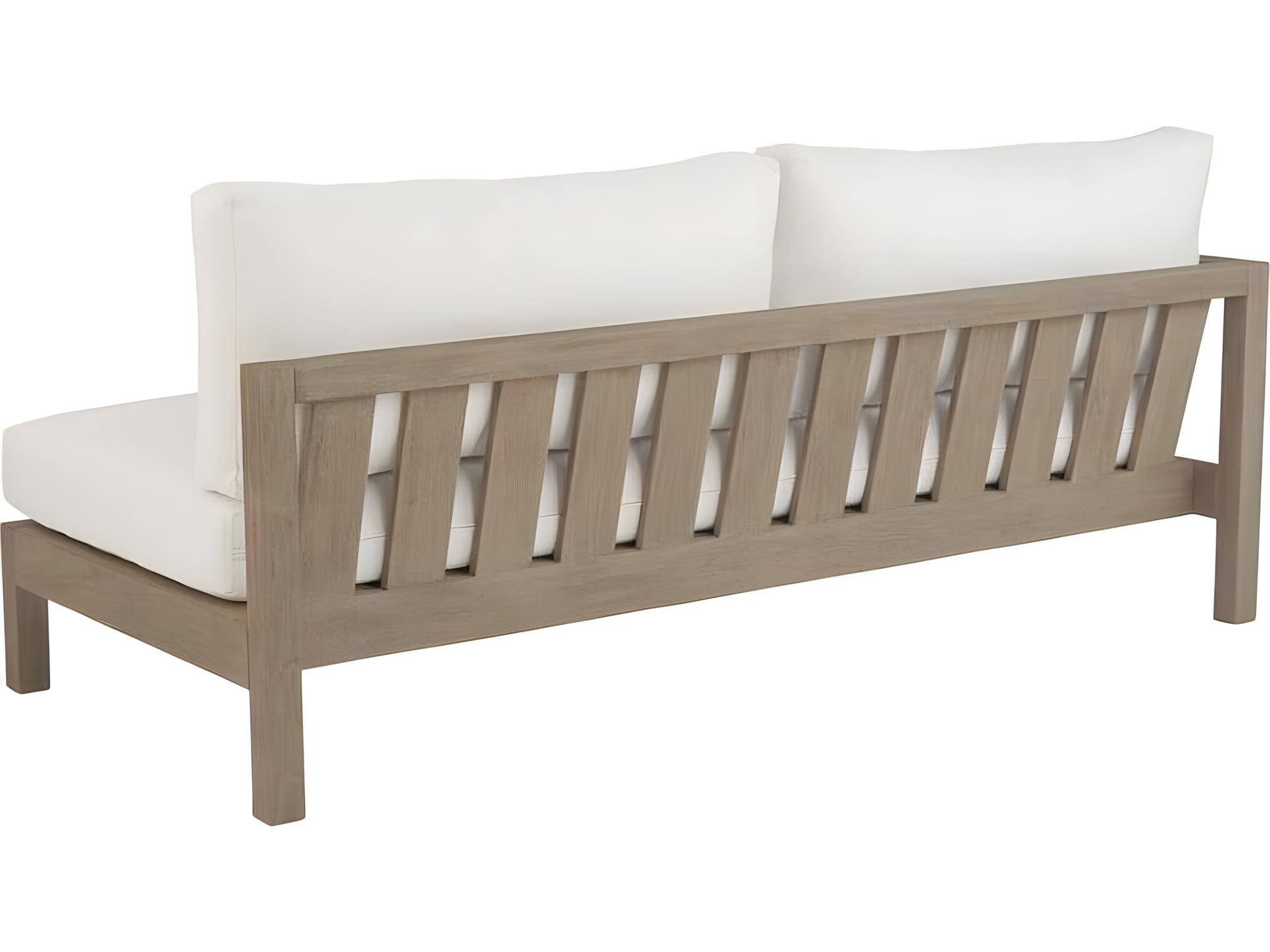 Kingsley Bate Special Order Montauk Teak Cushion Left Arm Sofa