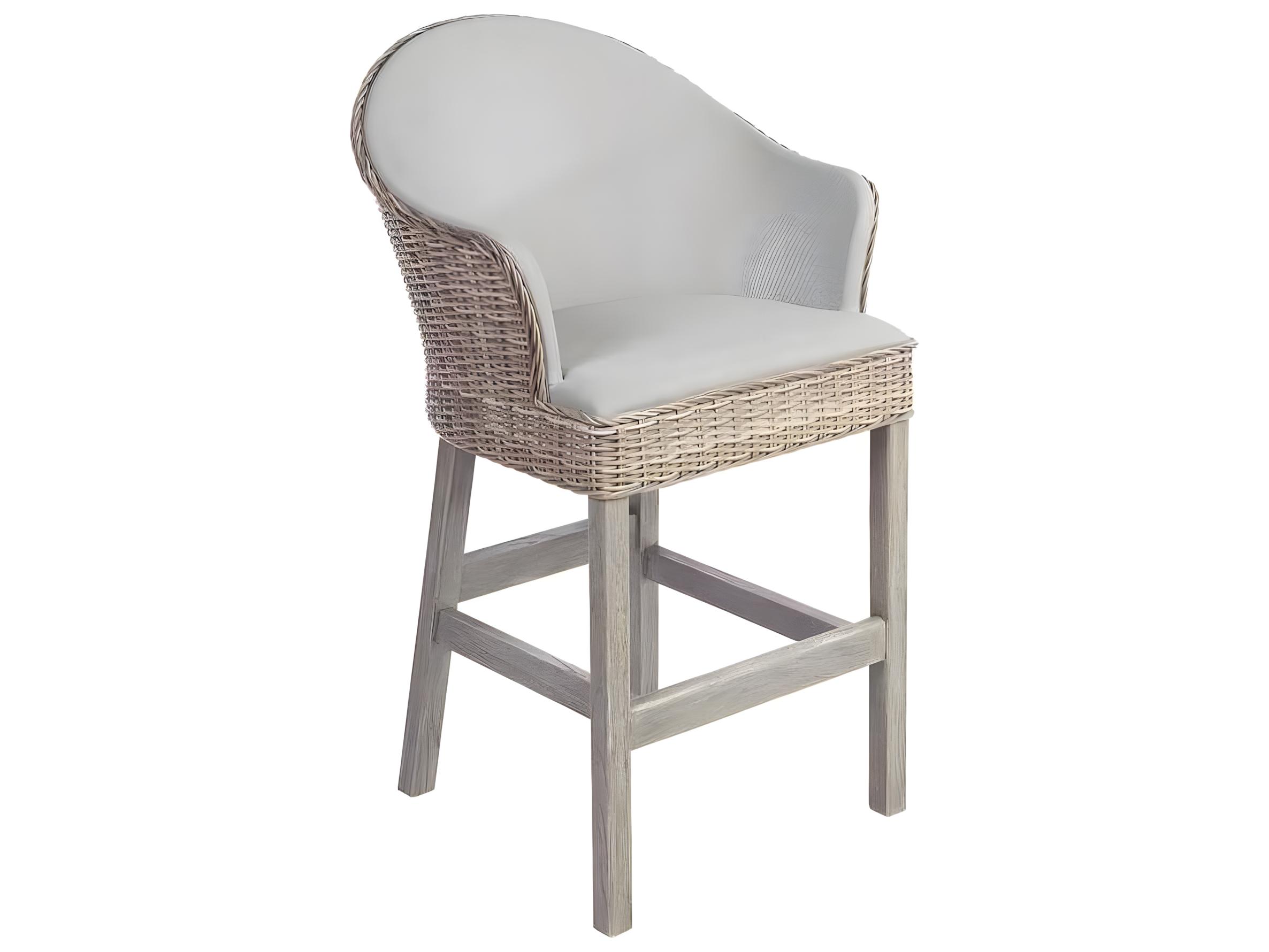 Kingsley Bate Special Order Milano Teak Sling Bar Stool