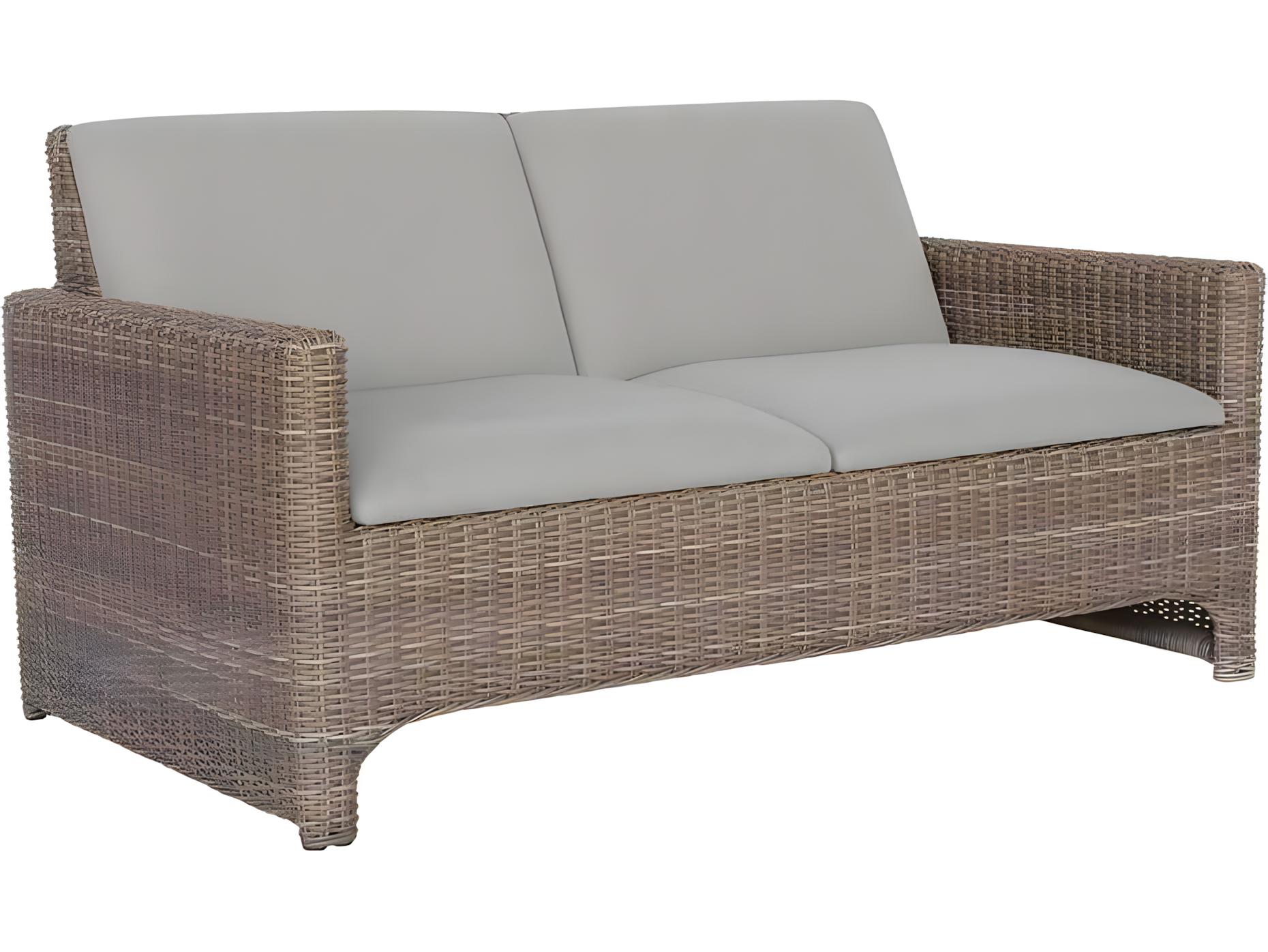 Kingsley Bate Milano Wicker Cushion Loveseat