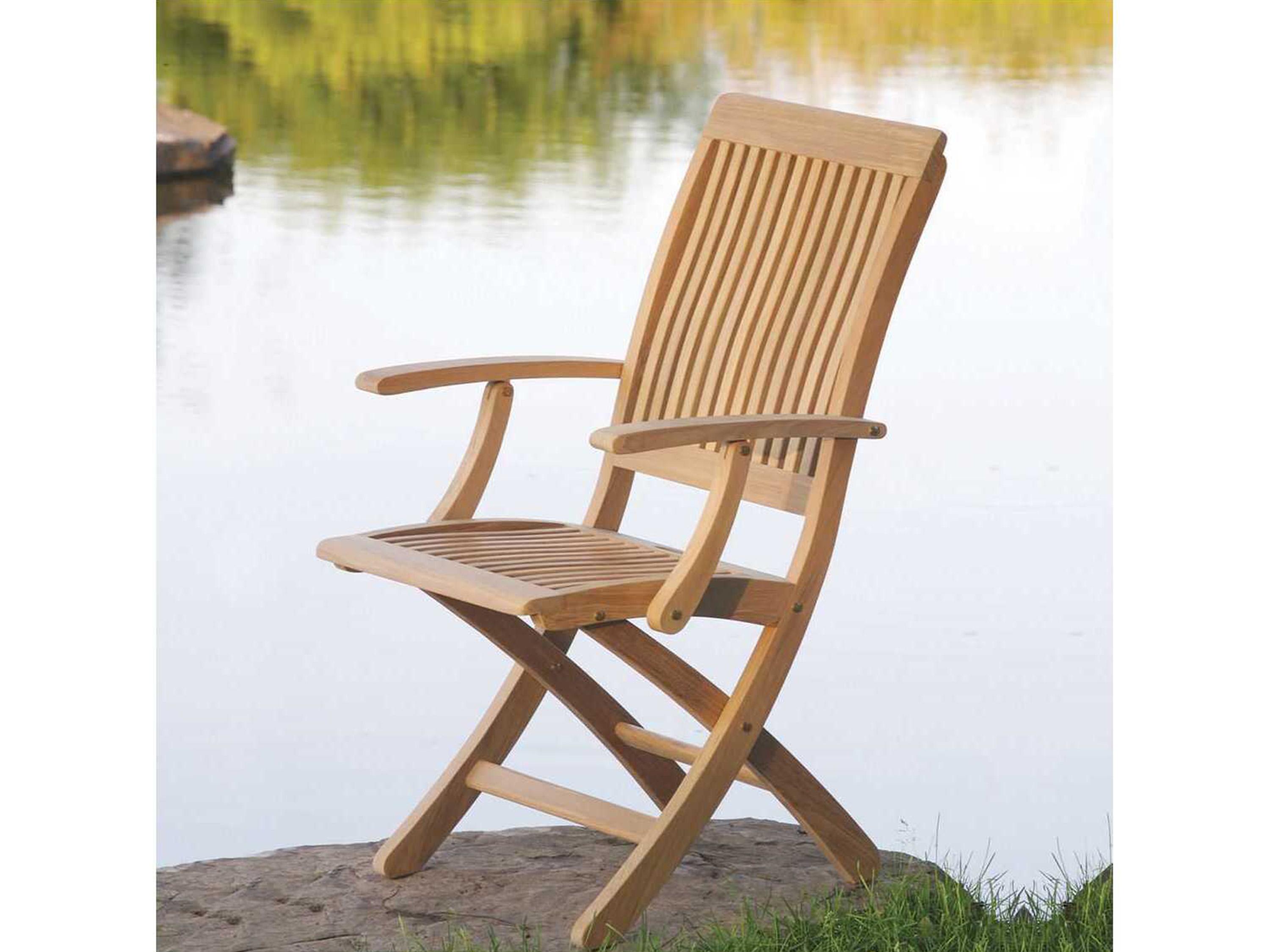 Kingsley Bate Monterey Teak Dining Arm Chair