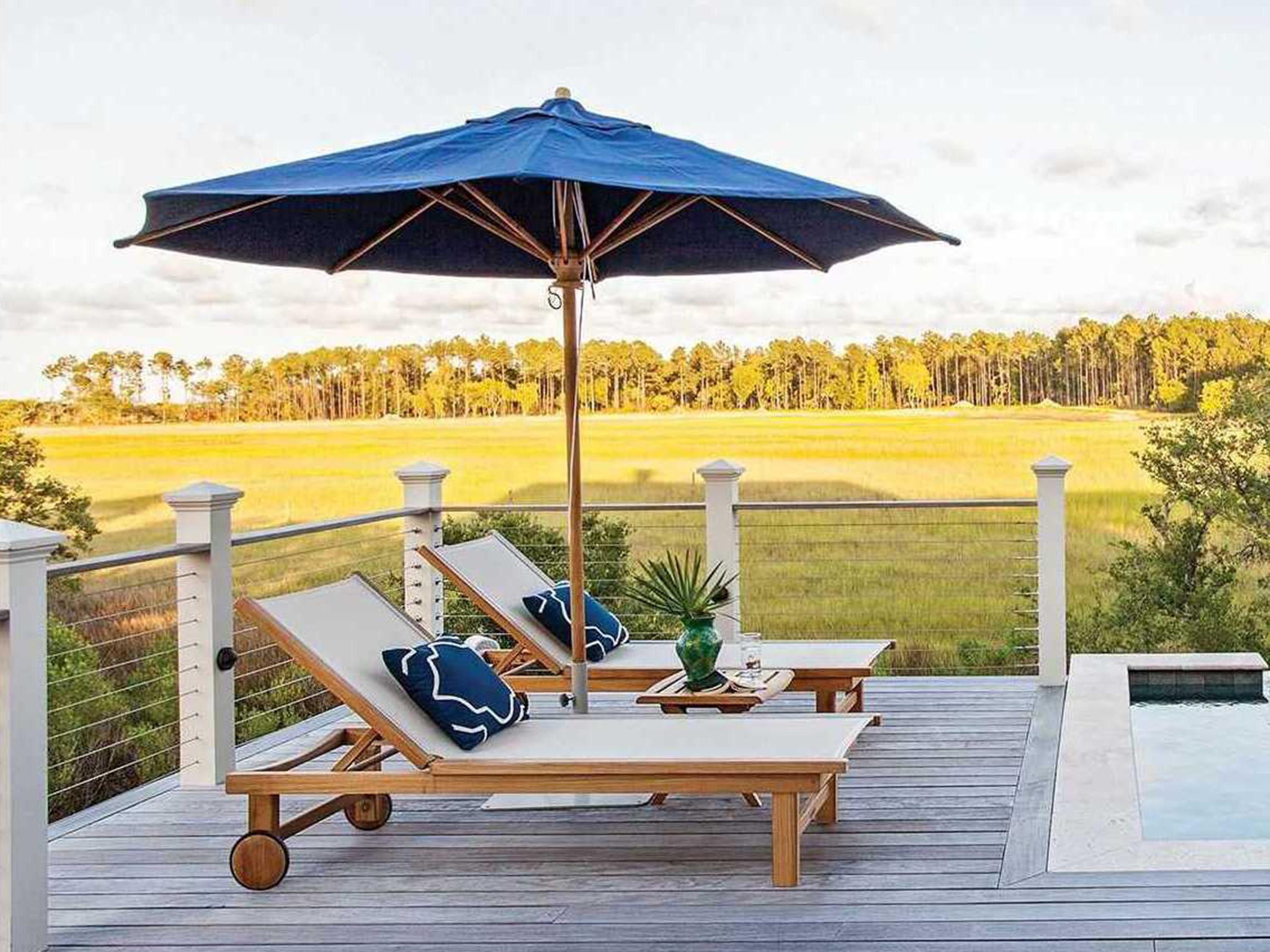 Kingsley Bate Special Order Market Wood 9' Foot Octagonal Umbrella