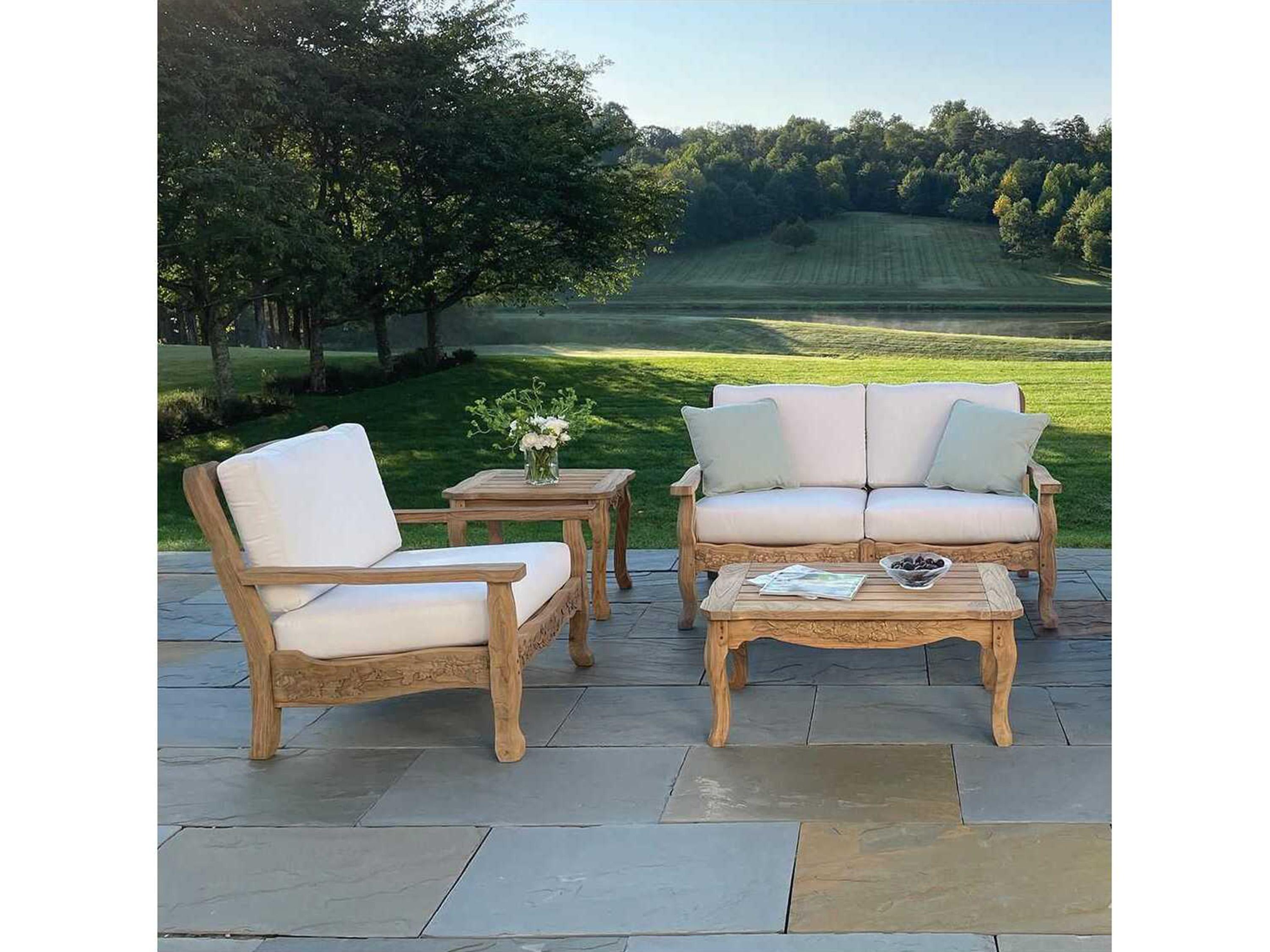 Kingsley Bate Special Order Normandy Teak Cushion Loveseat