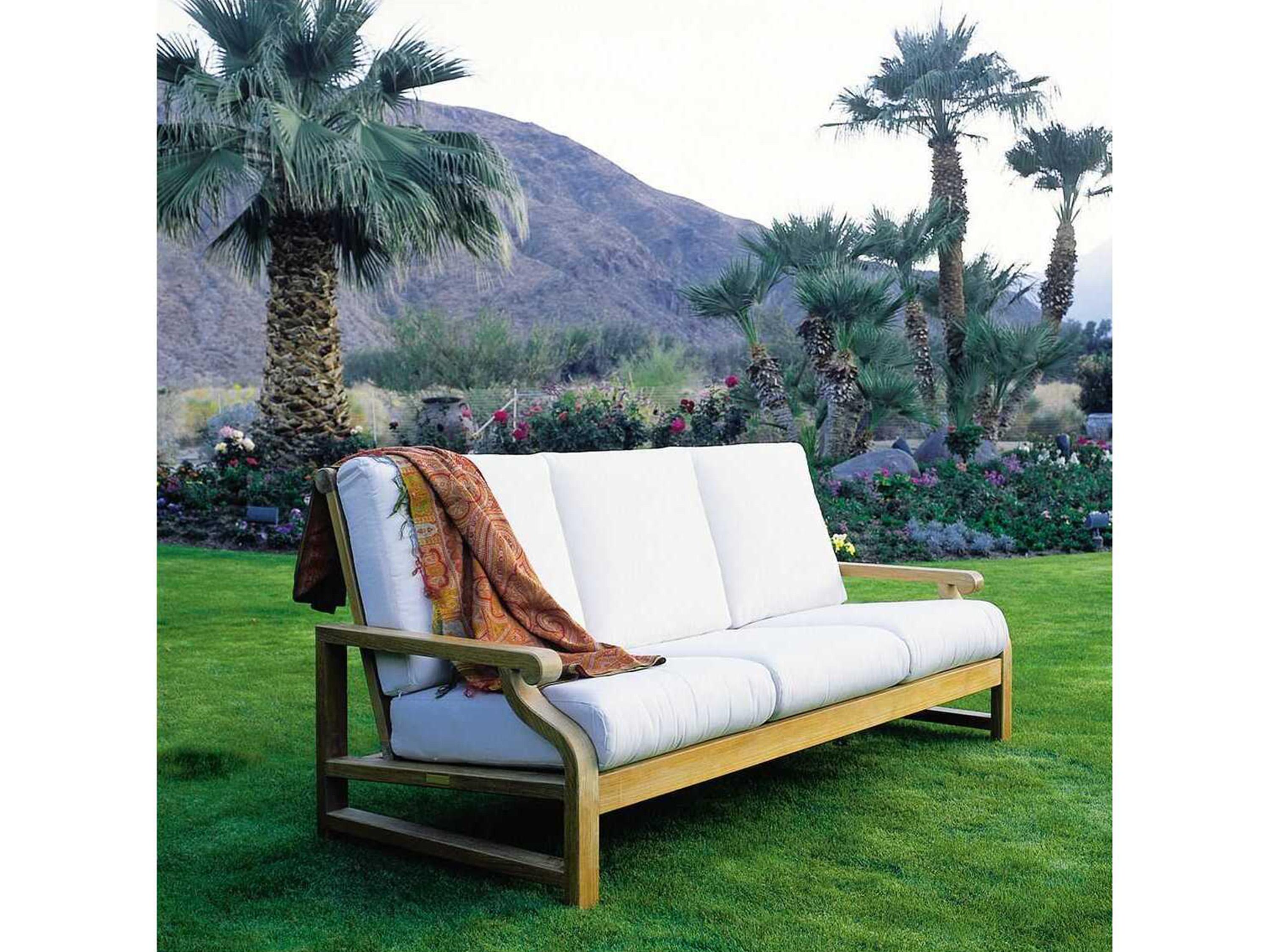 Kingsley Bate Special Order Nantucket Teak Cushion Sofa