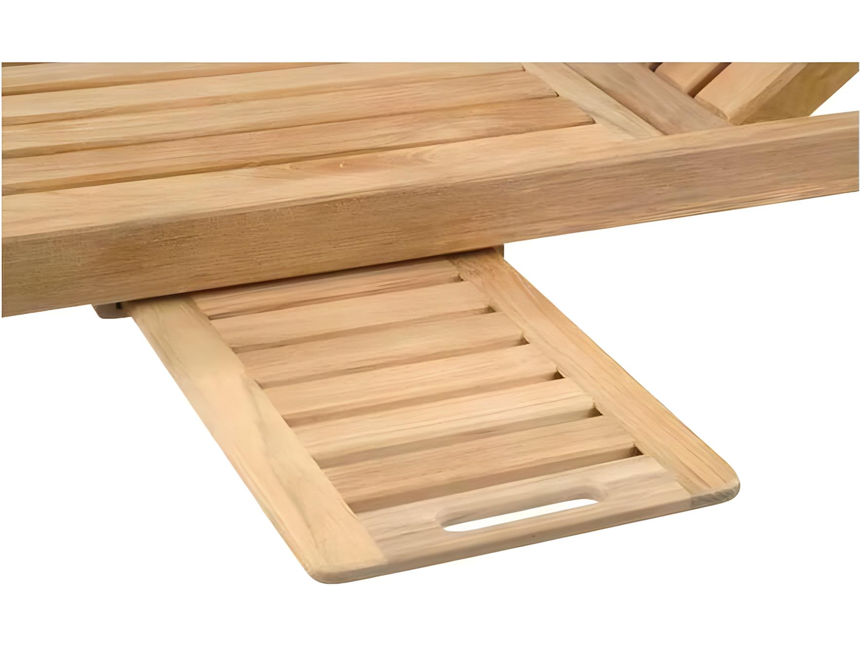 Kingsley Bate Nantucket Teak Tray for Chaise