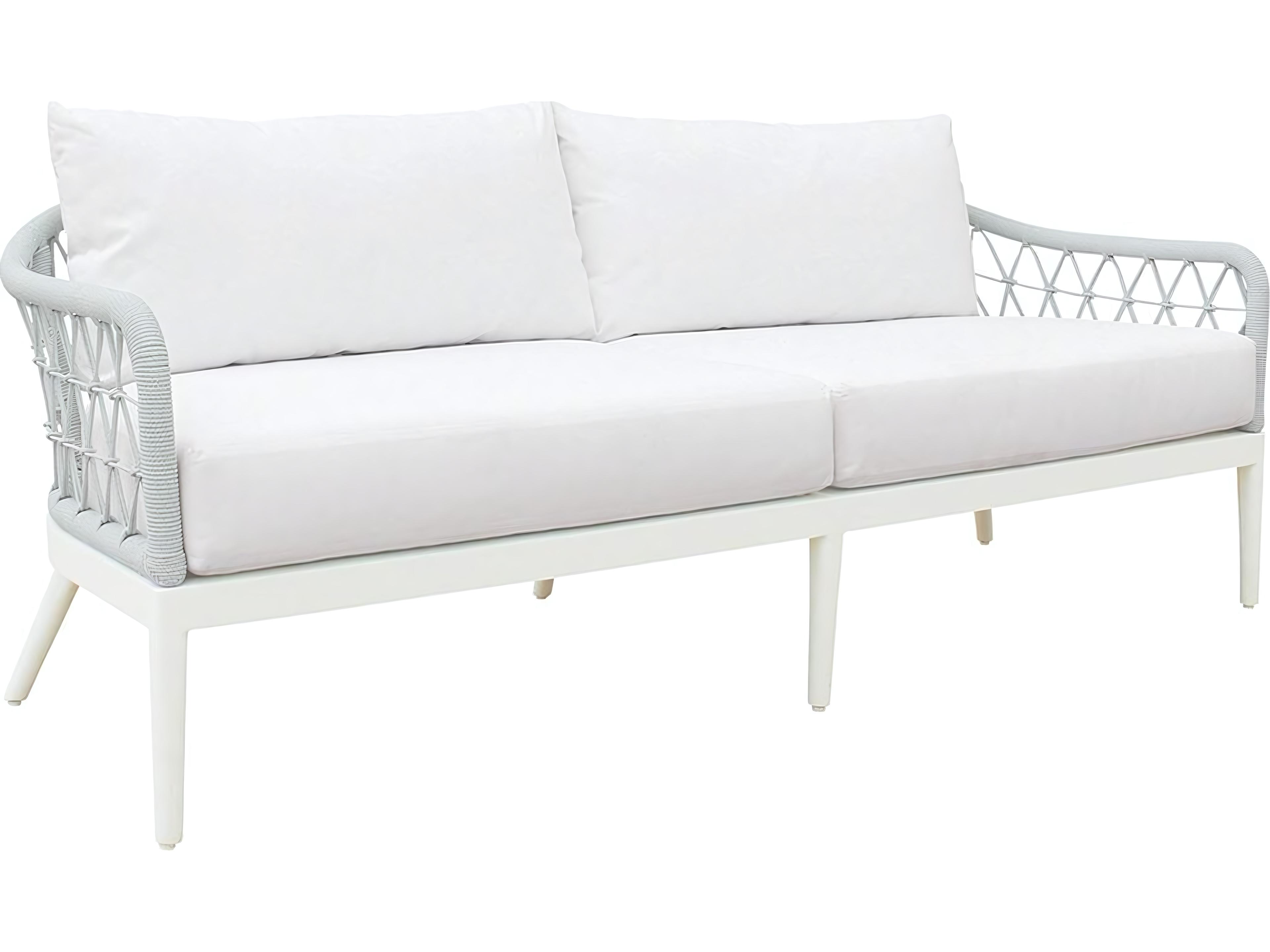Kingsley Bate Special Order Nevis Aluminum Cushion Sofa