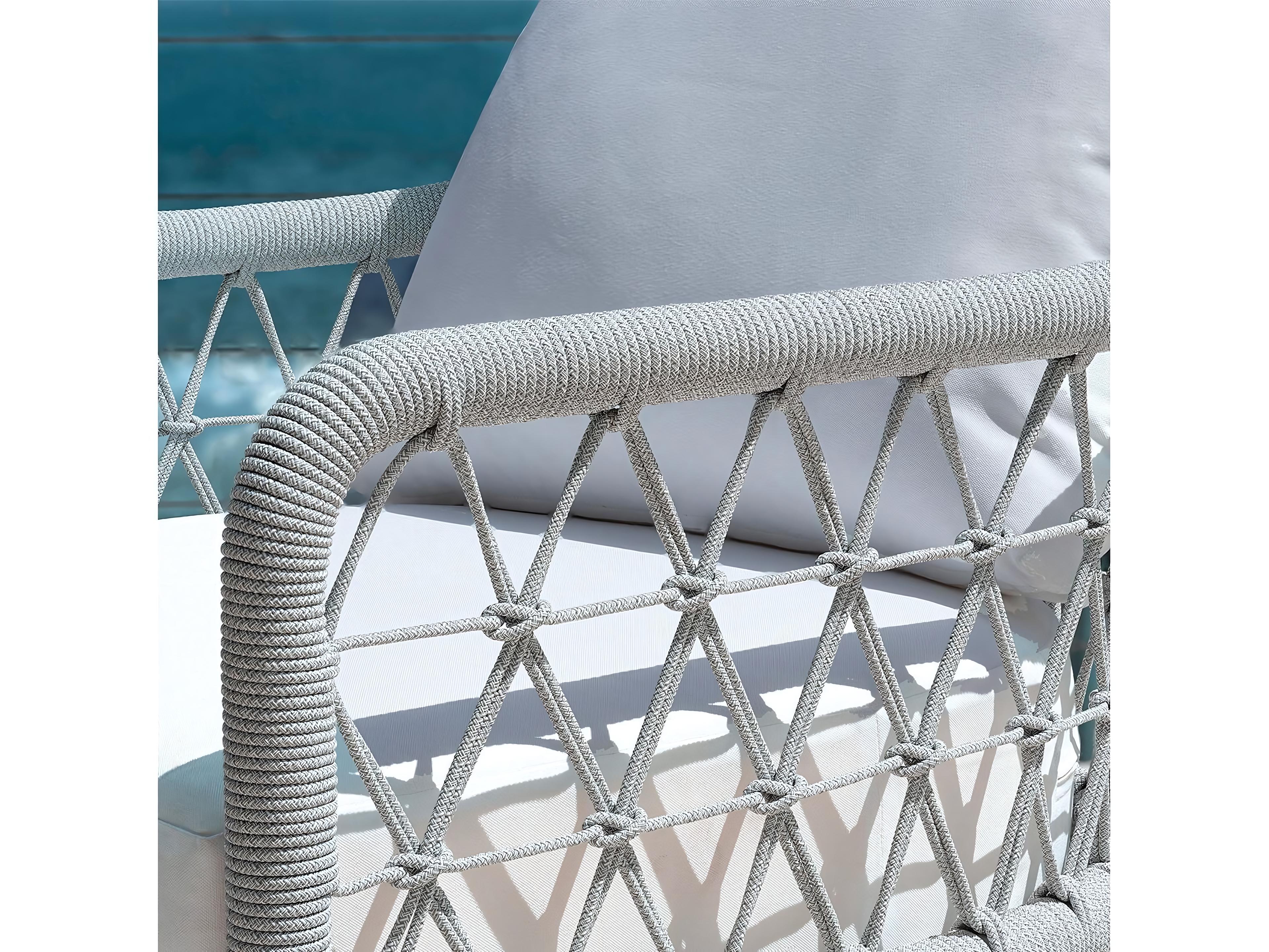 Kingsley Bate Special Order Nevis Aluminum Cushion Sofa