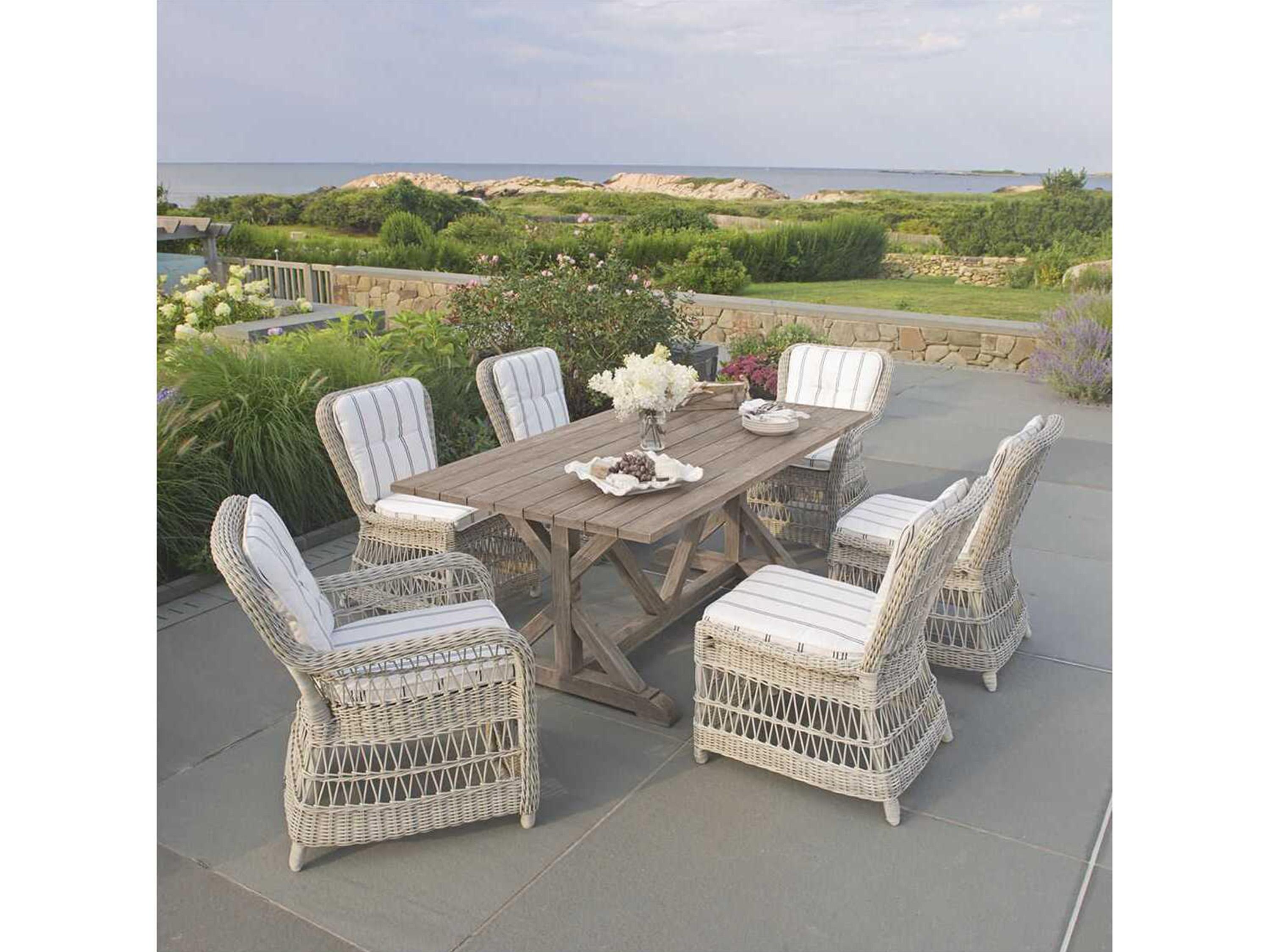 Kingsley Bate Provence Teak 73"W x 39"D Rectangular Farmhouse Dining Table