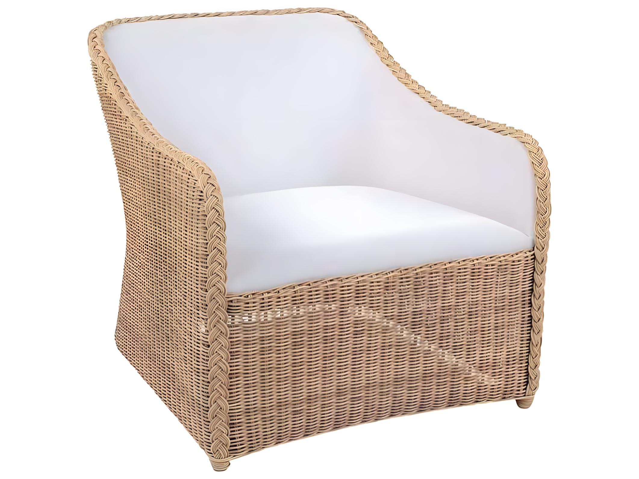 Kingsley Bate Quogue Wicker Sling Lounge Chair