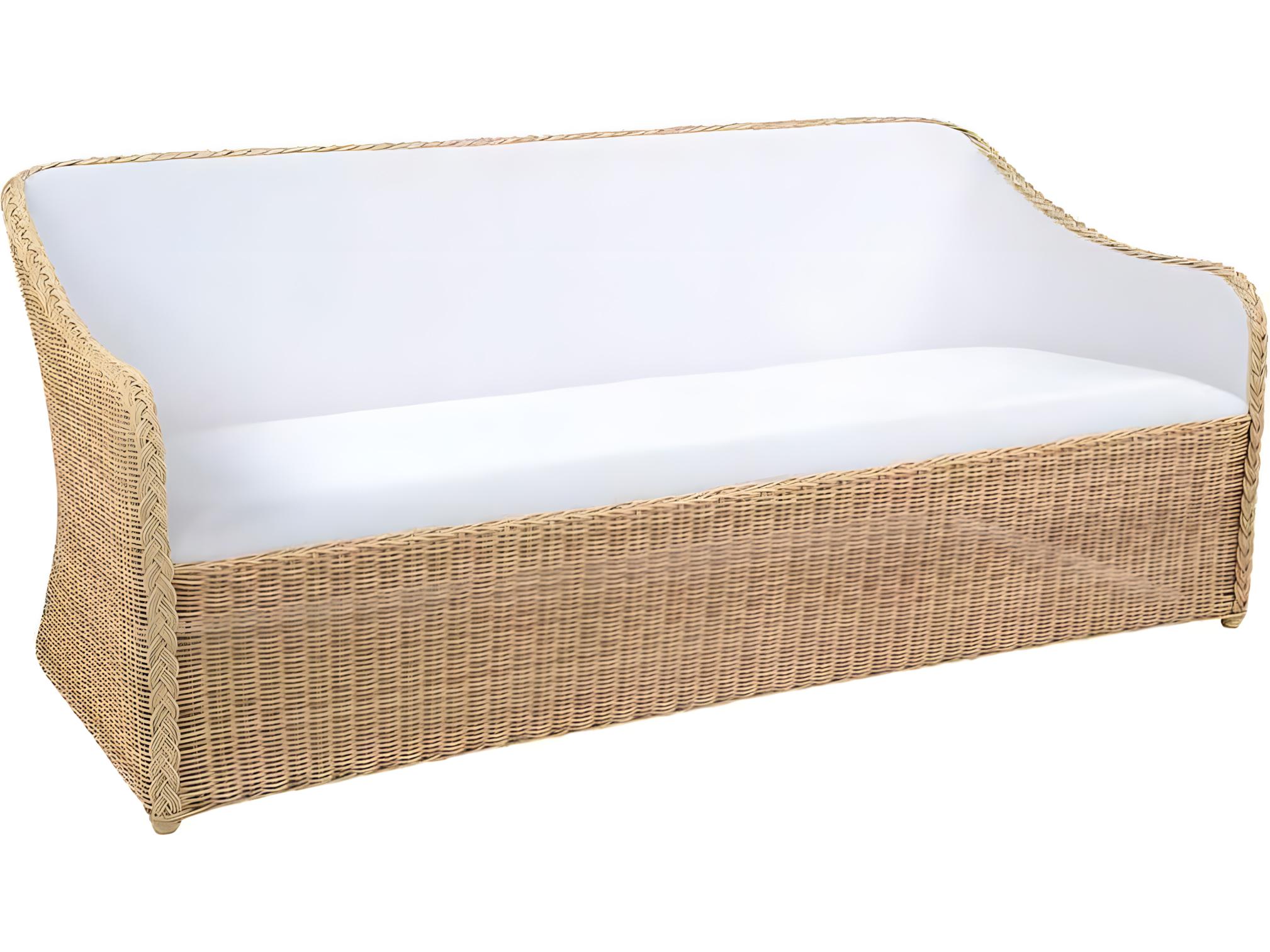 Kingsley Bate Quogue Wicker Sling Sofa