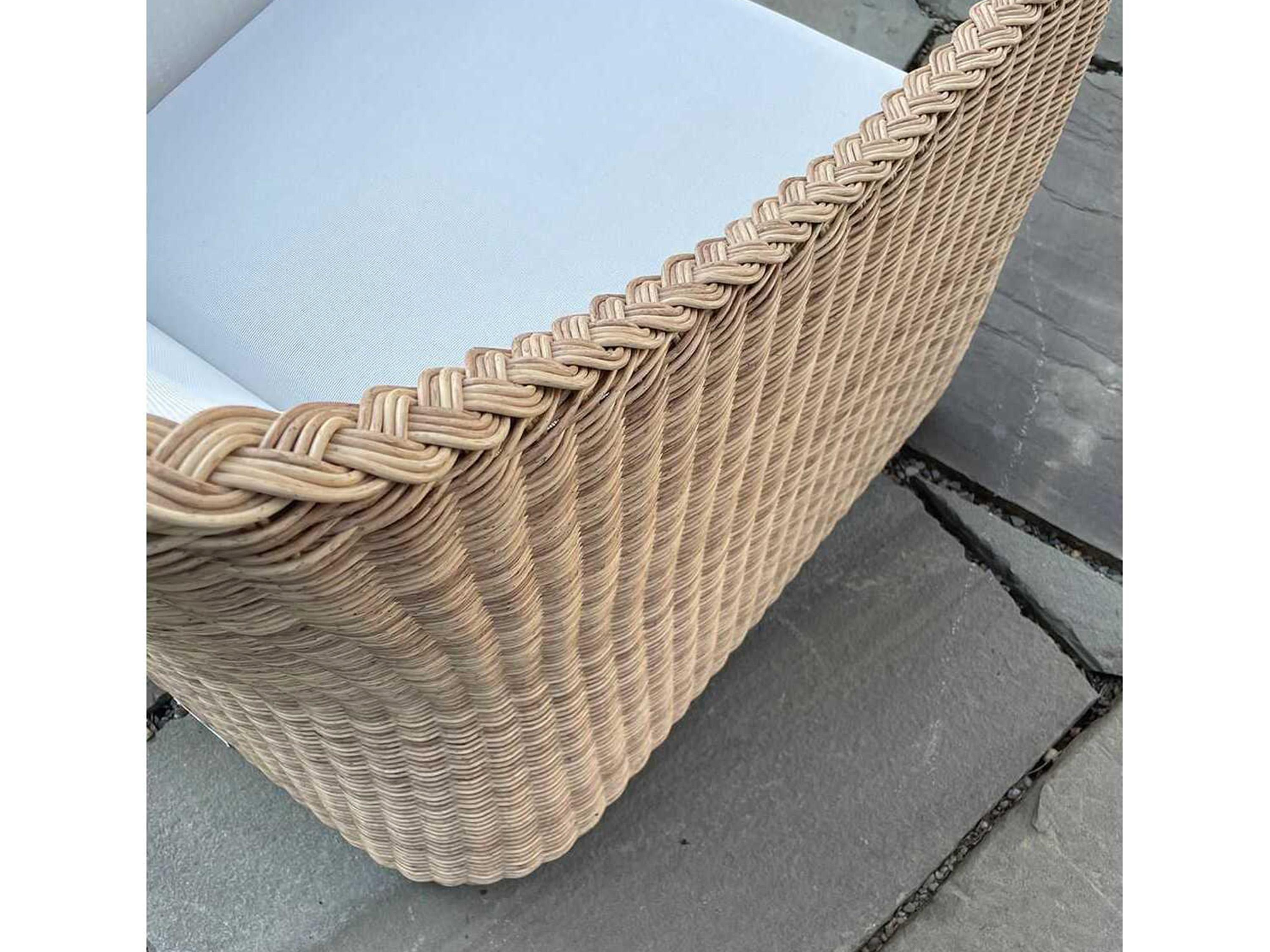 Kingsley Bate Quogue Wicker Sling Sofa