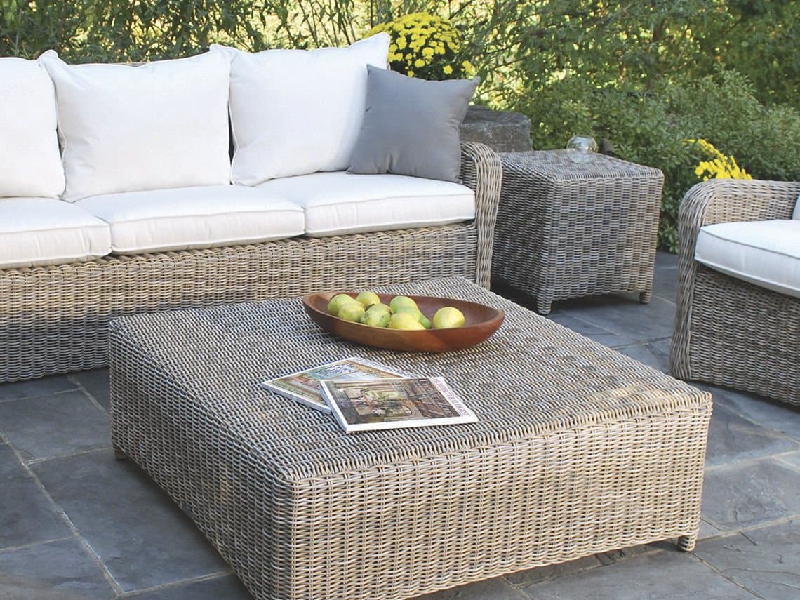 Kingsley Bate Sag Harbor Wicker Cushion Lounge Set