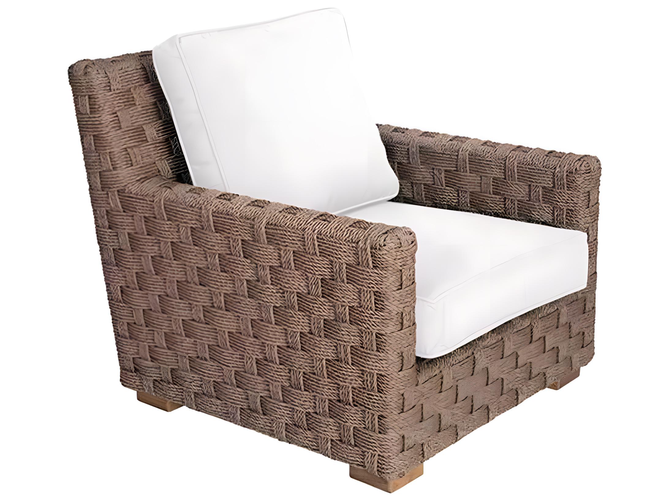 Kingsley Bate Special Order St. Barts Aluminum Cushion Lounge Chair