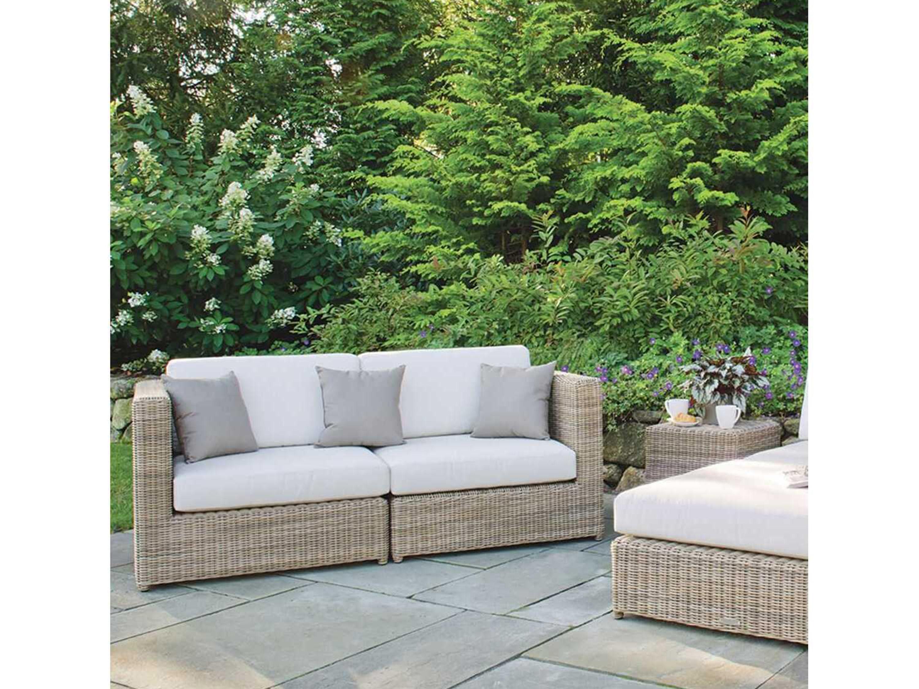 Kingsley Bate Special Order Sag Harbor Wicker Cushion Left/Right End Lounge Chair