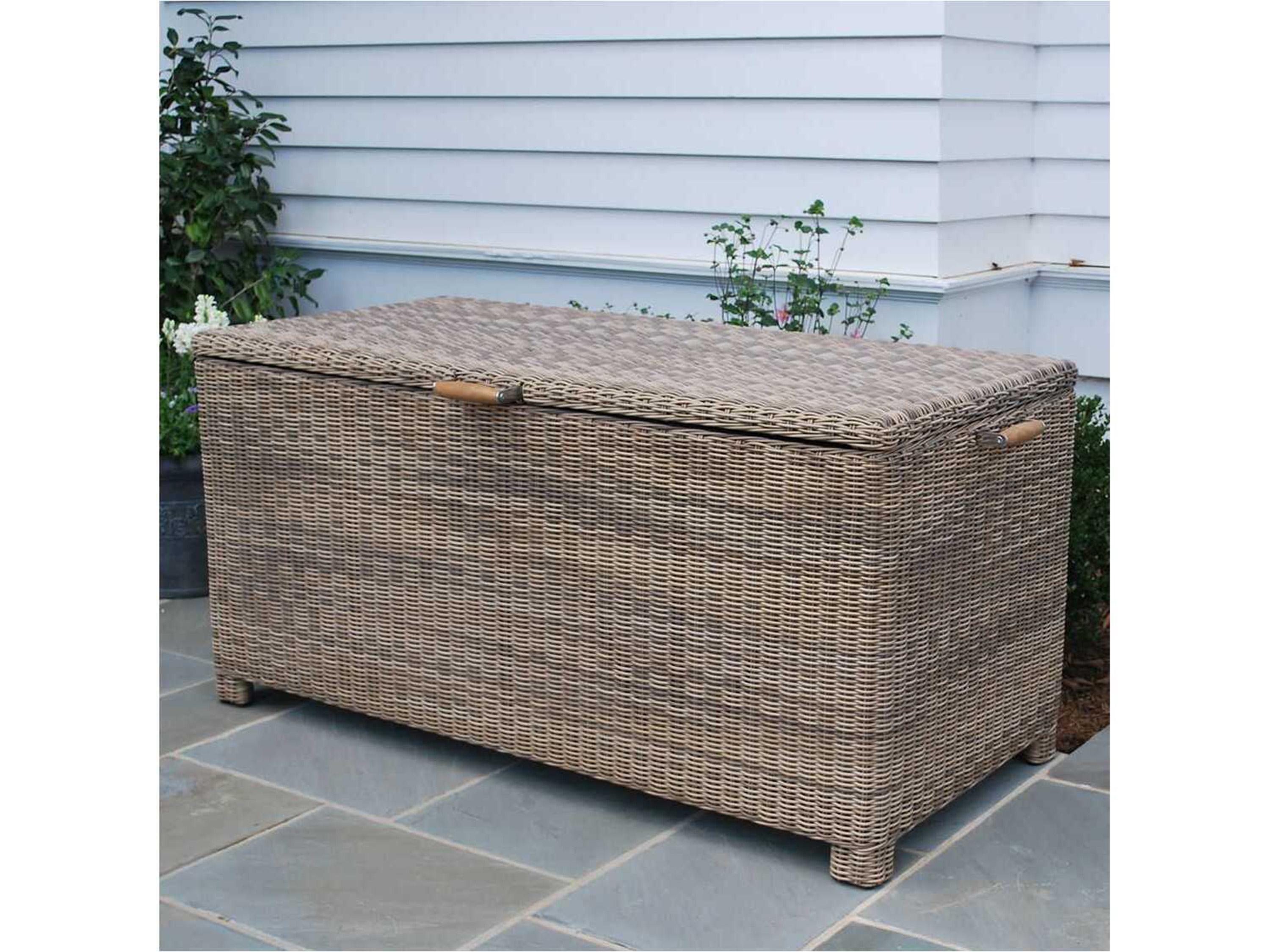 Kingsley Bate Sag Harbor Wicker 67" Cushion Box