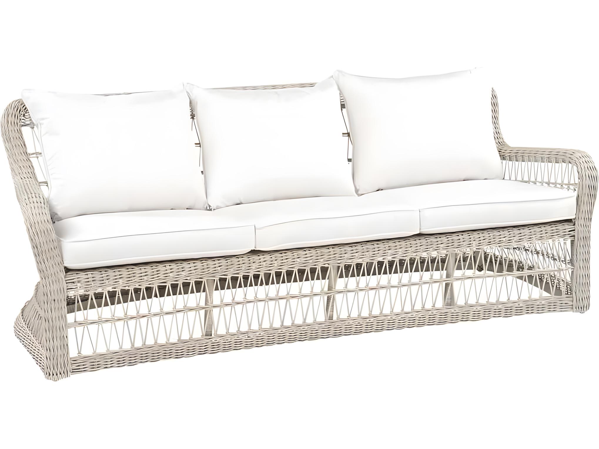 Kingsley Bate Southampton Wicker Cushion Sofa