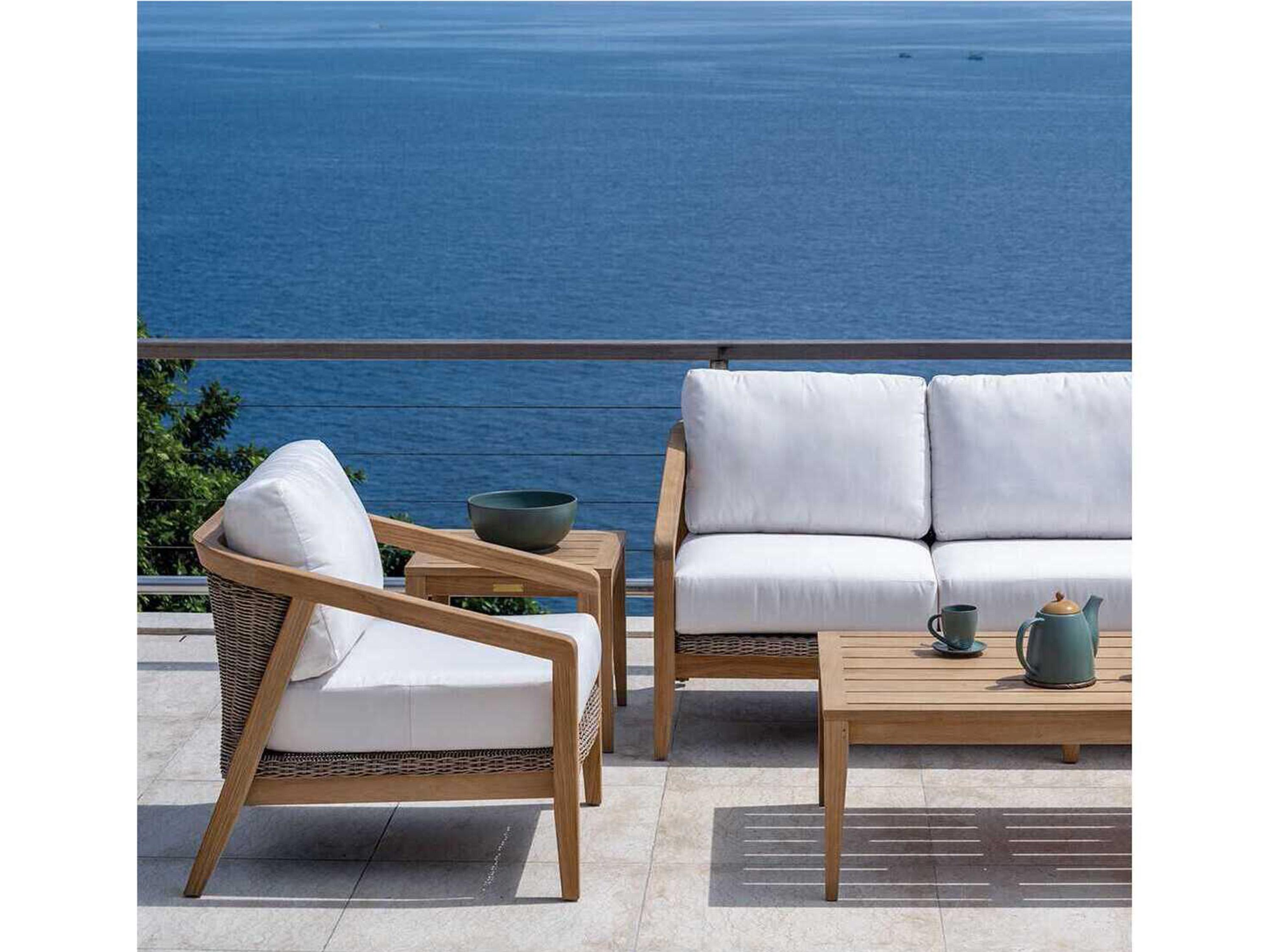 Kingsley Bate Special Order Spencer Teak Cushion Lounge Chair