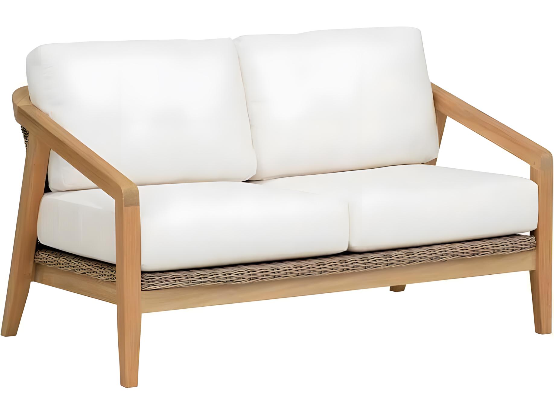 Kingsley Bate Spencer Teak Cushion Loveseat