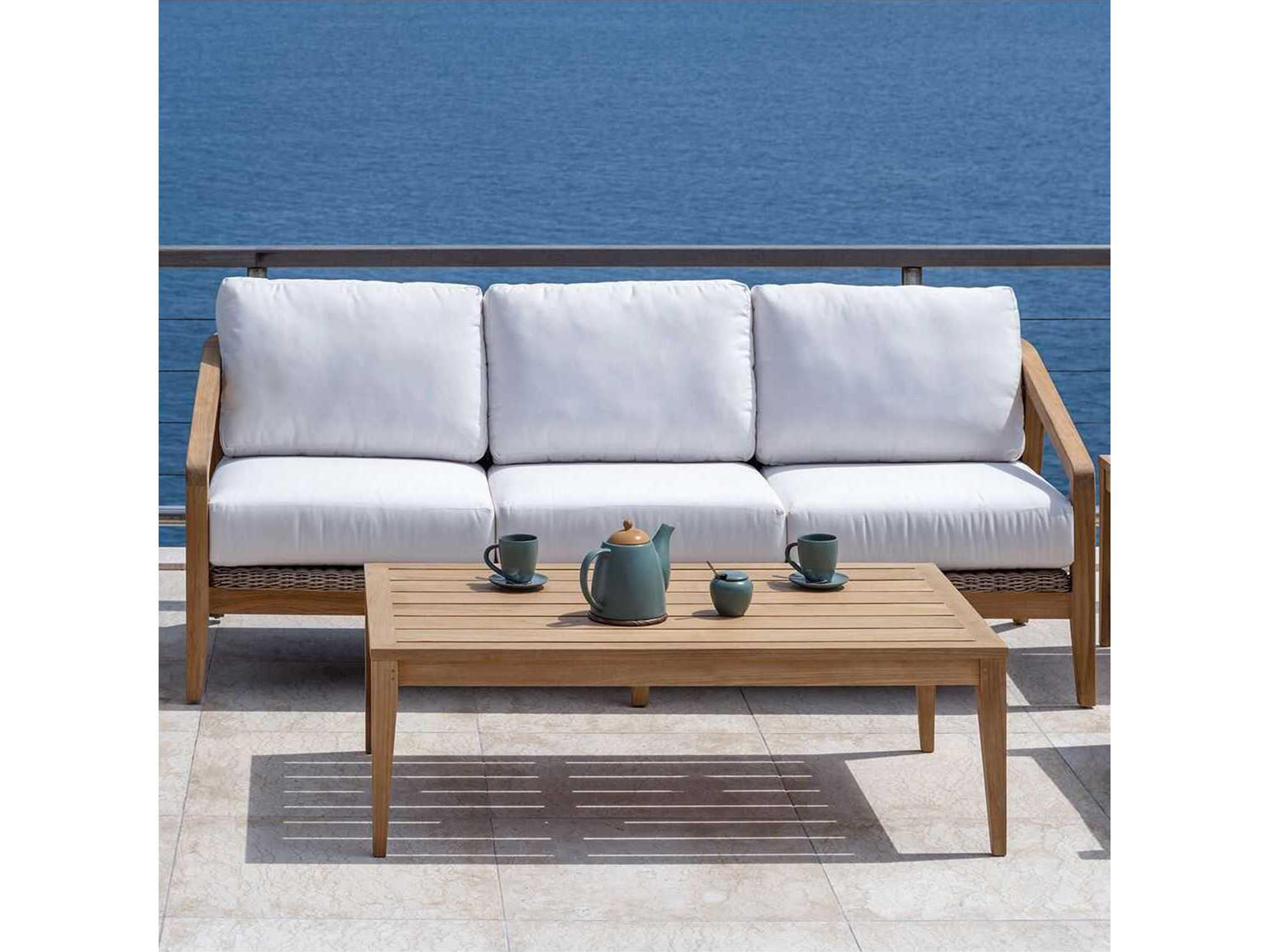 Kingsley Bate Special Order Spencer Teak Cushion Sofa