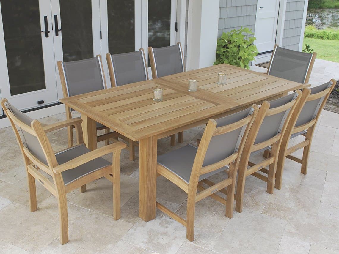 Kingsley Bate St. Tropez Teak Dining Set